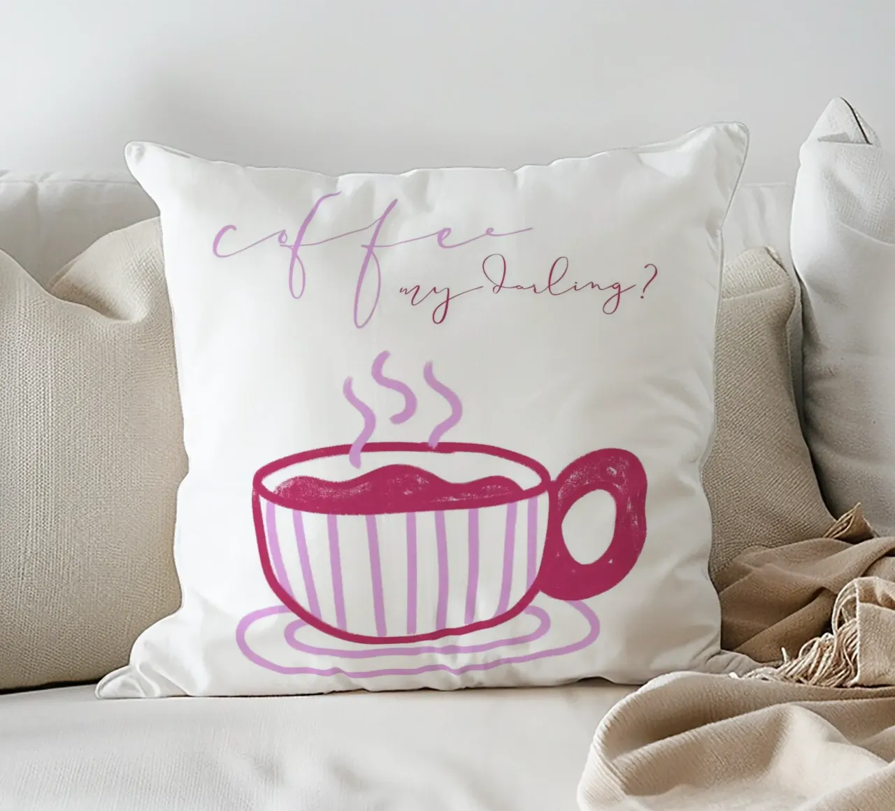 caffè mio caro? cuscino da ArtDesign by KBK