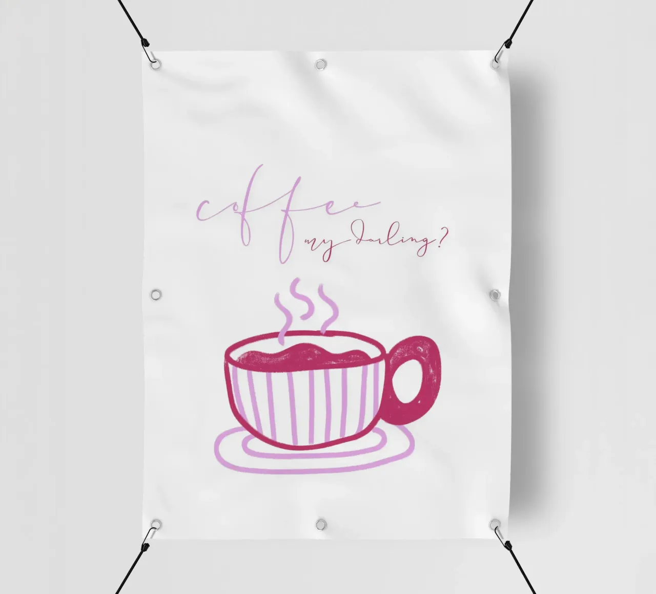 caffè mio caro? telo in pvc da ArtDesign by KBK