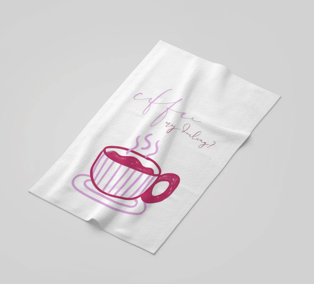 caffè mio caro? telo mare da ArtDesign by KBK