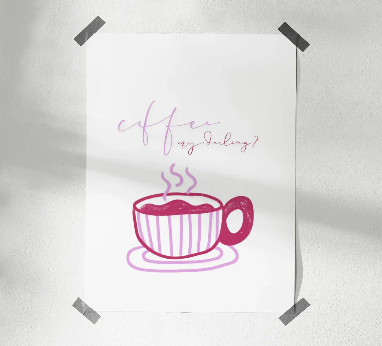 caffè mio caro? carta hahnemühle da ArtDesign by KBK