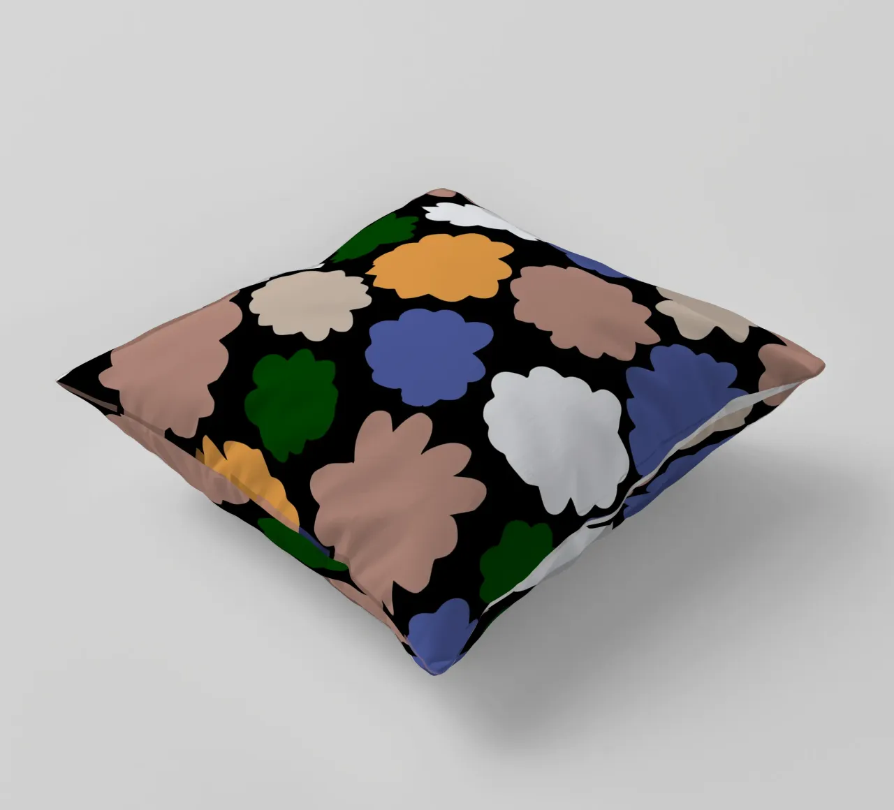 Modello di fiori ritagliati cuscino da Little Dean