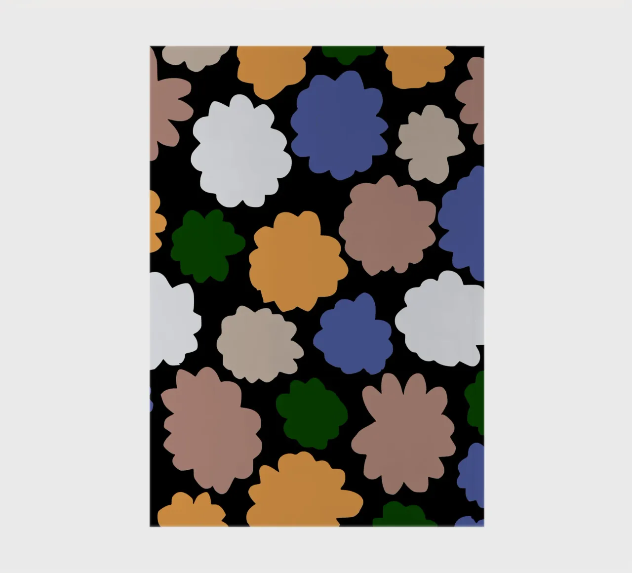 Flowers cut out pattern notebook by Little Dean