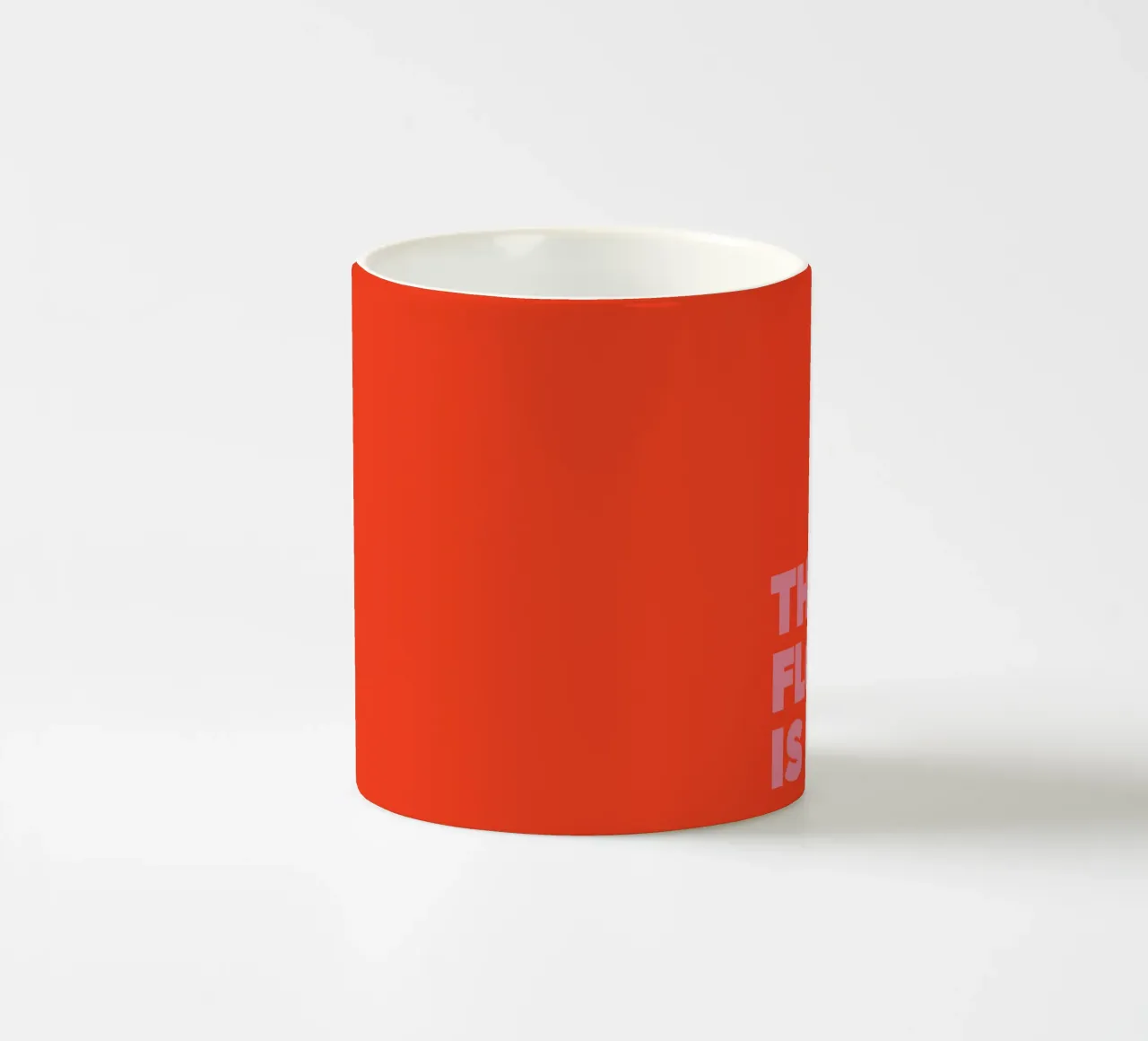 Poster tipografico "The Floor Is Lava" - Dopamine Decor Design tazza in ceramica da QuooodZ by MooodzArt