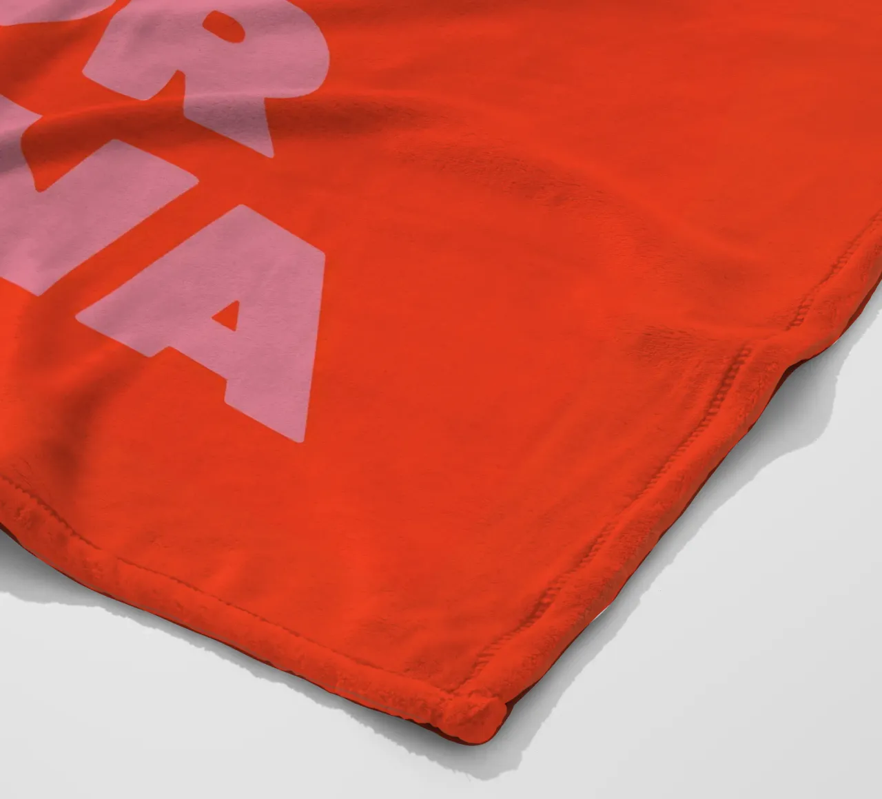 Poster tipografico "The Floor Is Lava" - Dopamine Decor Design coperta in pile da QuooodZ by MooodzArt