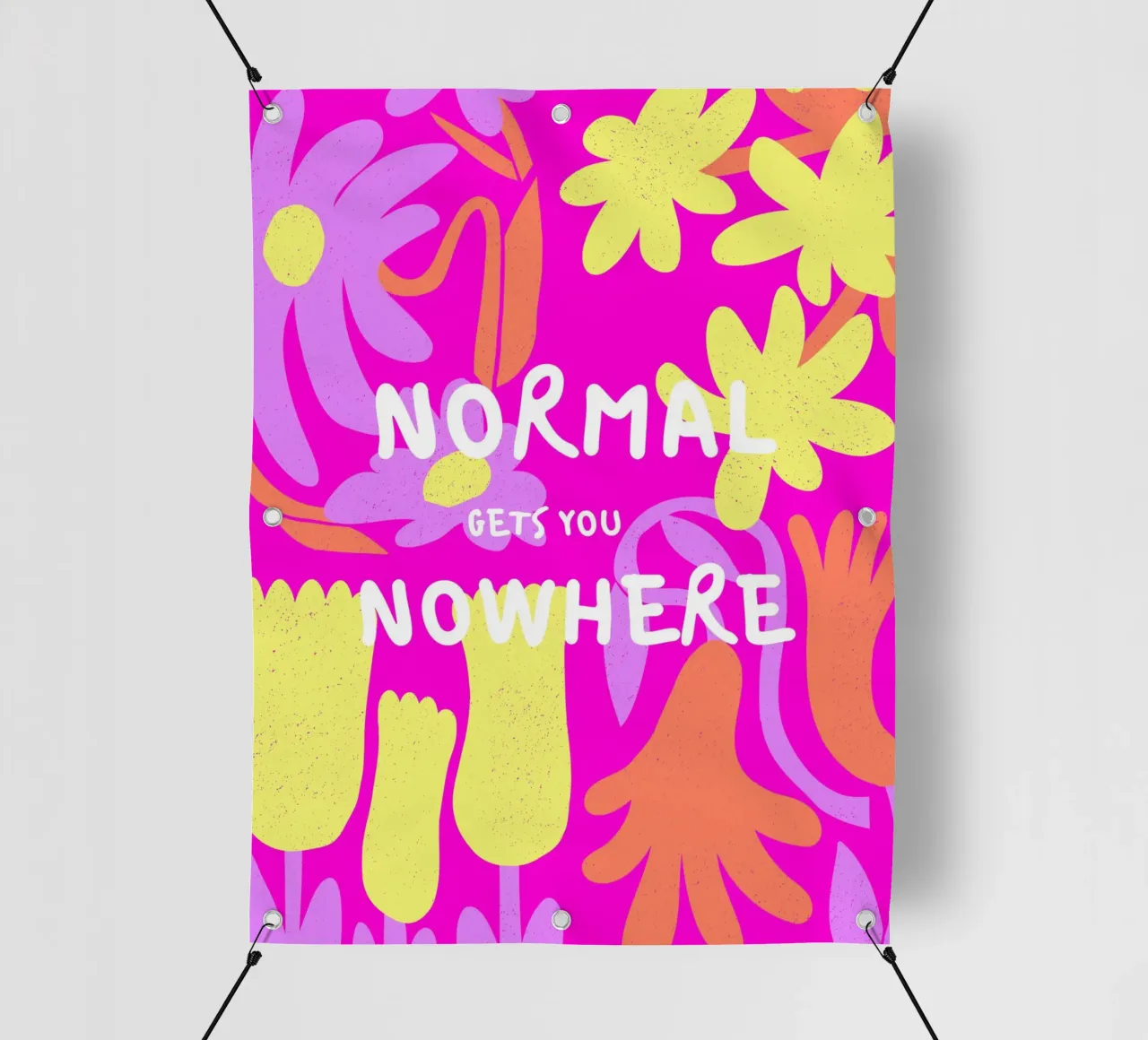 LA NORMALITÀ NON PORTA DA NESSUNA PARTE telo in pvc da ArtDesign by KBK