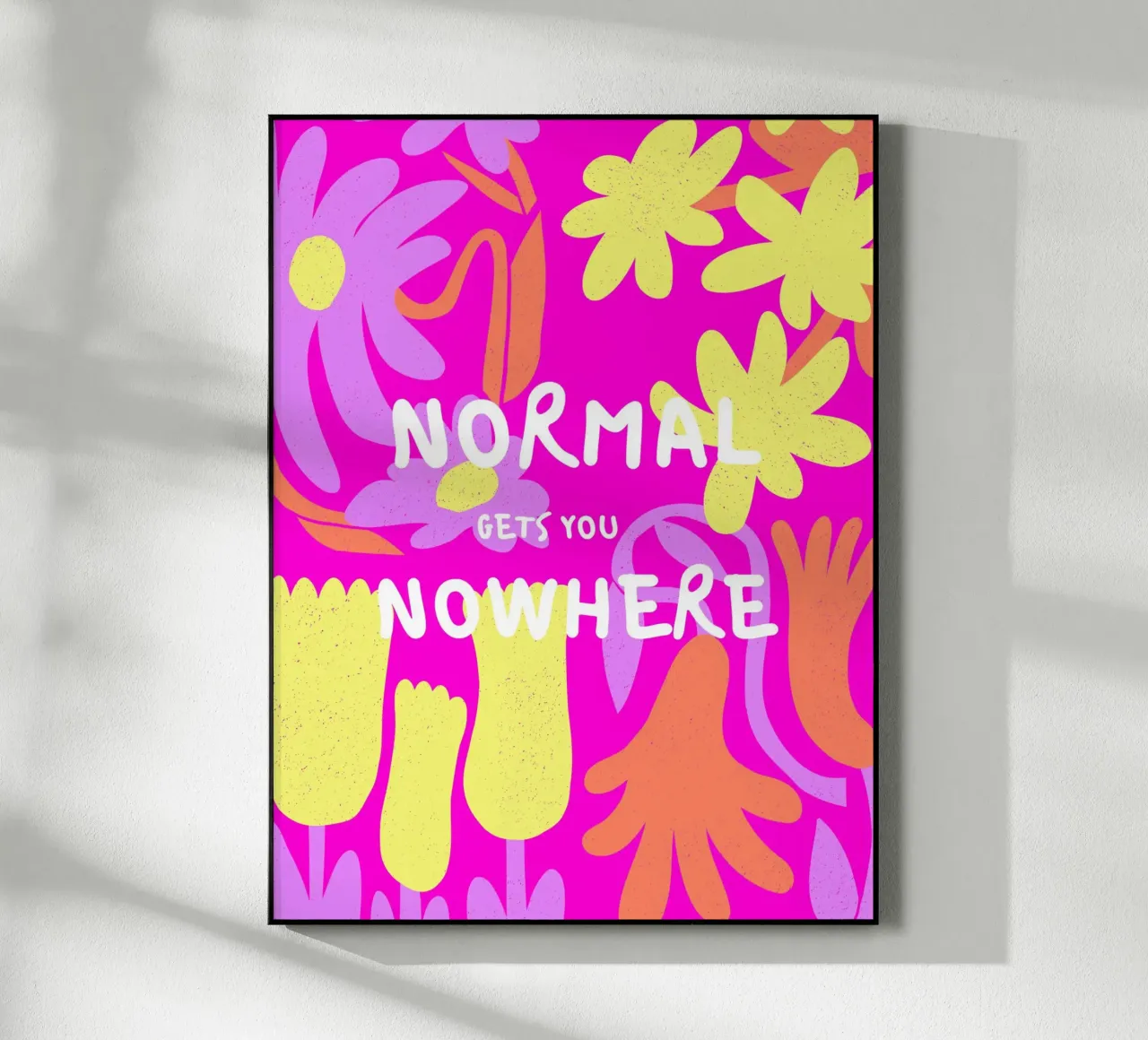 LO NORMAL NO LLEVA A NINGUNA PARTE metacrilato de ArtDesign by KBK