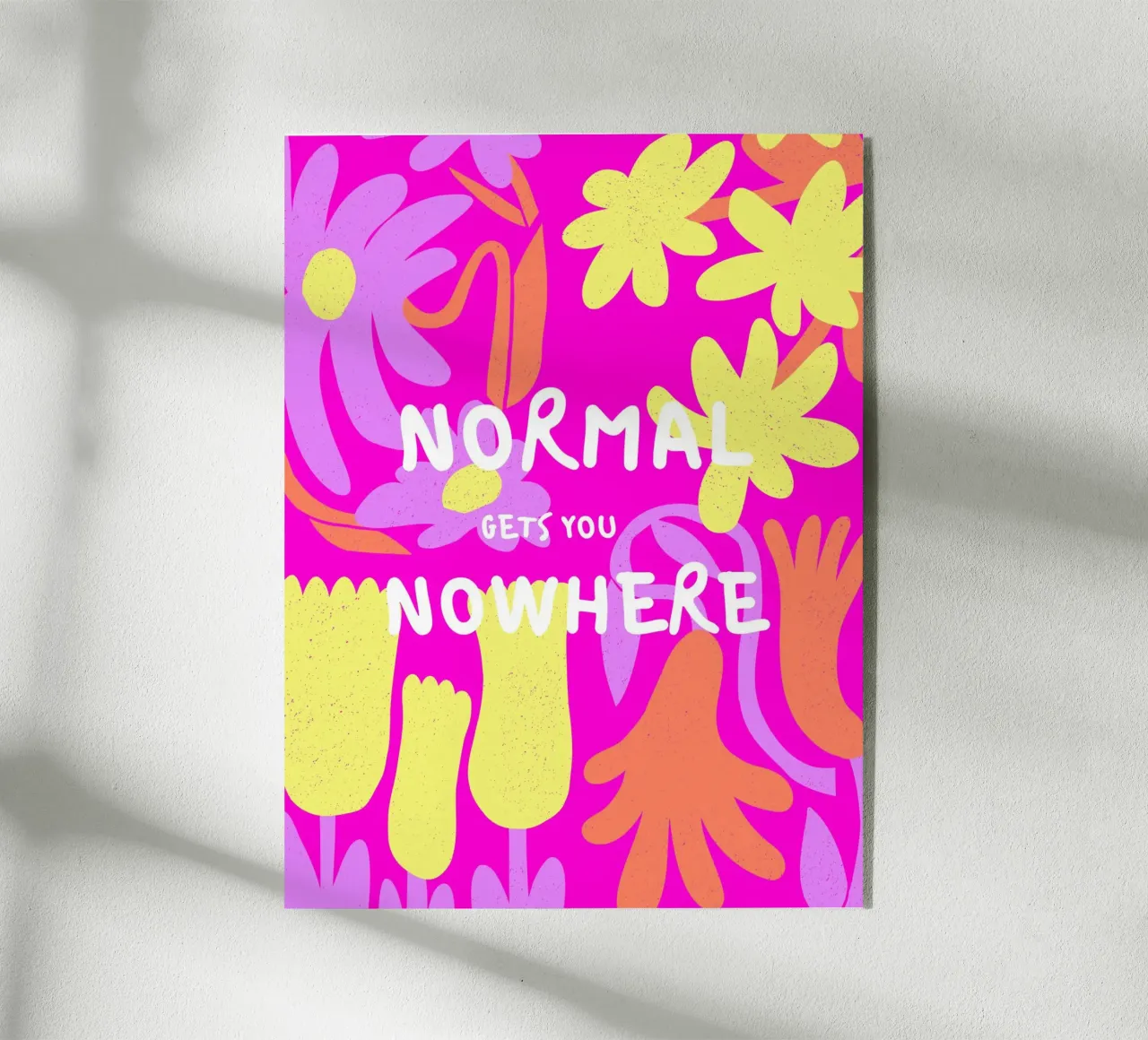 LO NORMAL NO LLEVA A NINGUNA PARTE metacrilato de ArtDesign by KBK