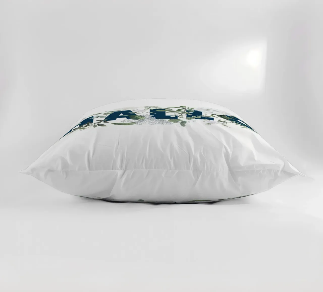 Ciao Fiori e Insetti Blu Bianco cuscino da Studio Frances M