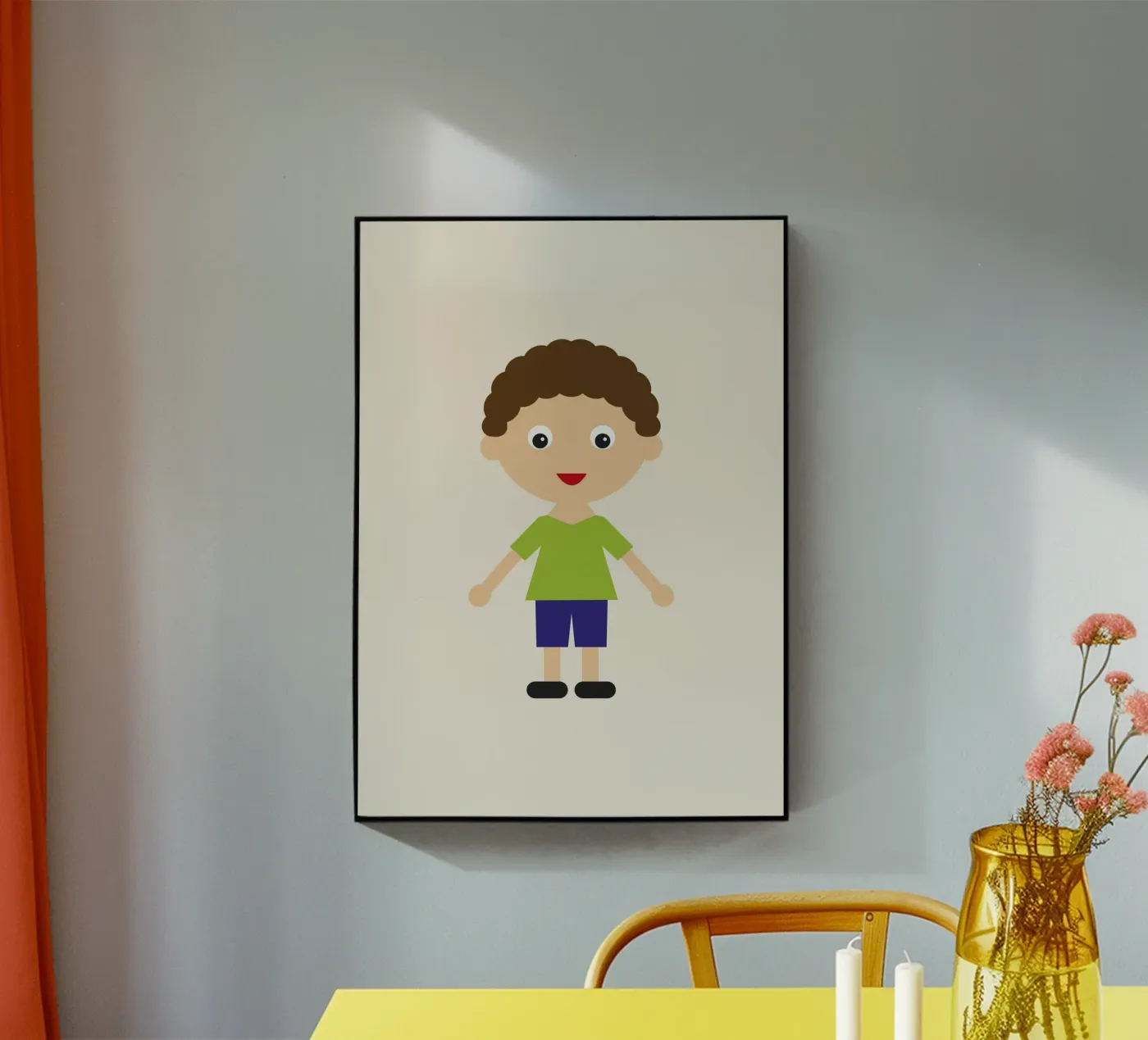 Boy Portrait acryl van kathrinmay