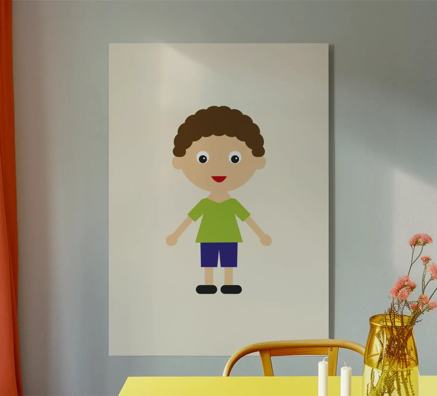 Boy Portrait acryl van kathrinmay