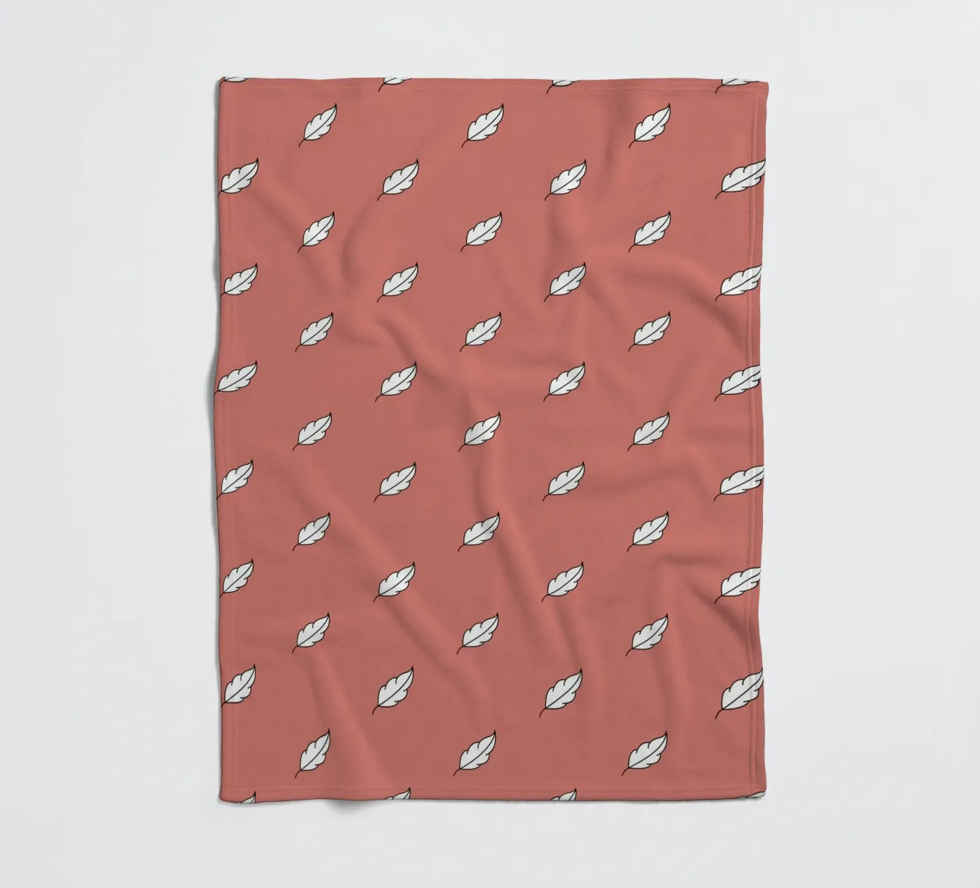 Feather Pattern #1 Fleecedecke von kathrinmay