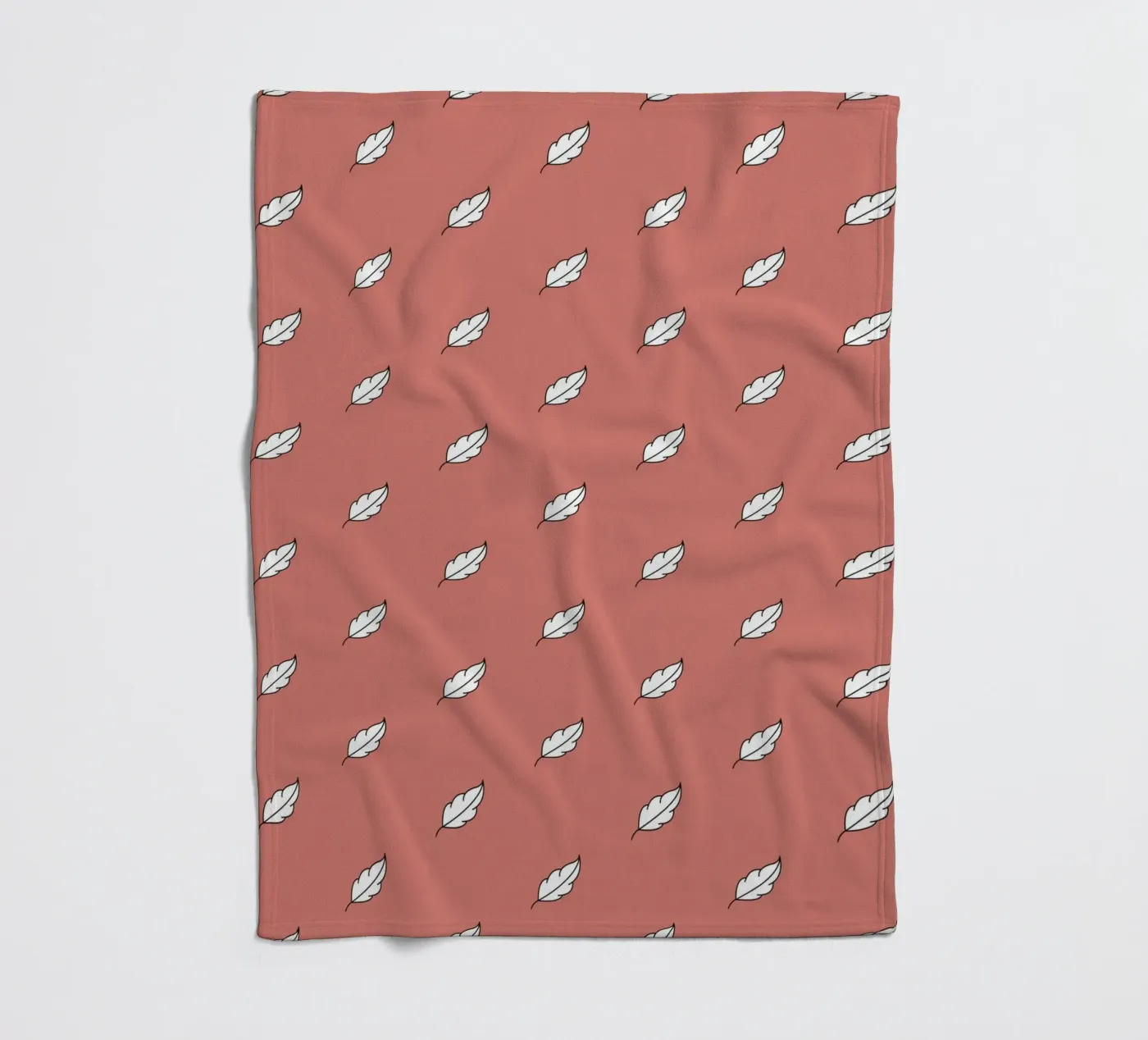 Feather Pattern #1 fleecedeken van kathrinmay