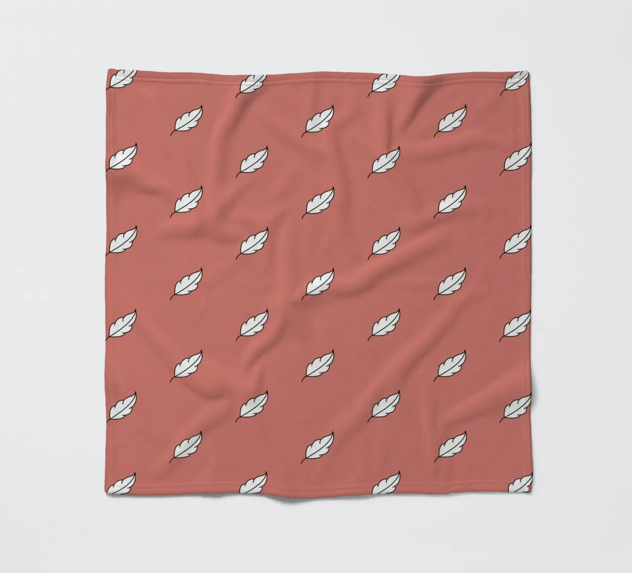 Feather Pattern #1 fleecedeken van kathrinmay