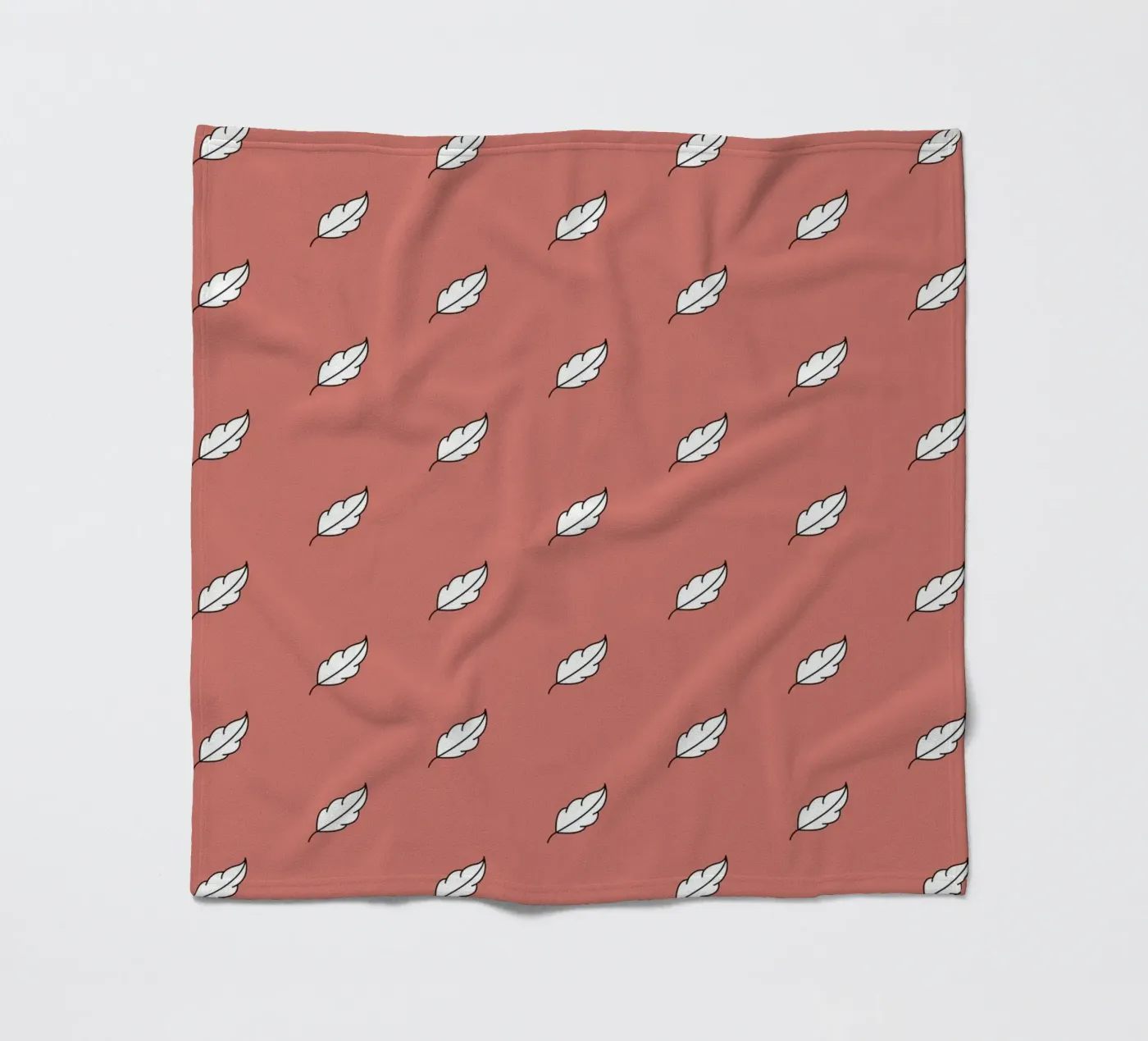 Feather Pattern #1 Fleecedecke von kathrinmay