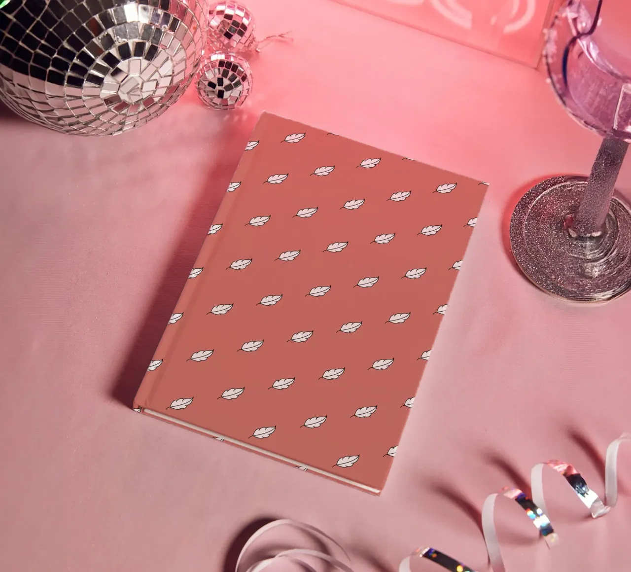 Feather Pattern #1 notebook by kathrinmay