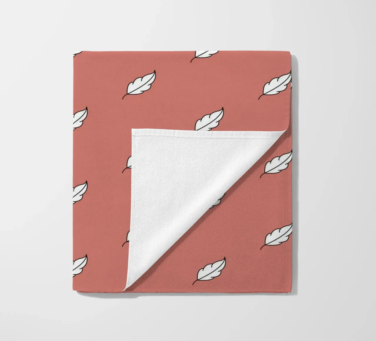 Feather Pattern #1 strandhanddoek van kathrinmay