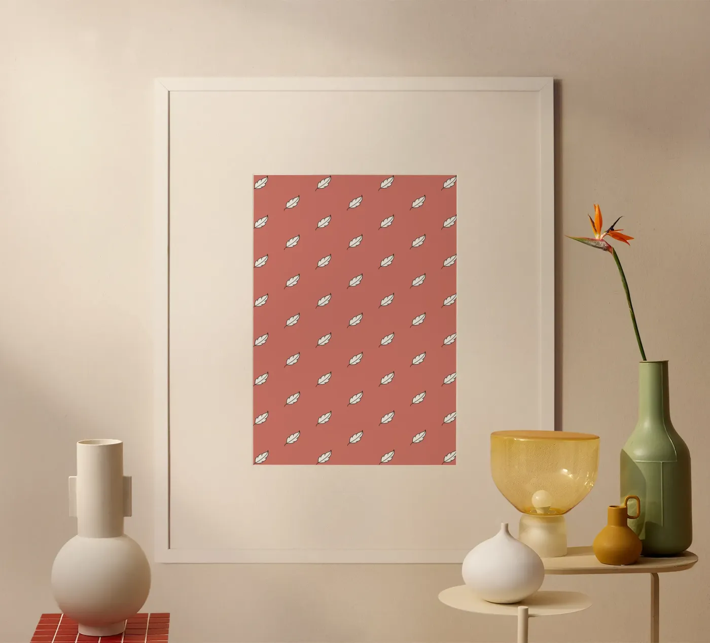 Feather Pattern #1 poster de kathrinmay