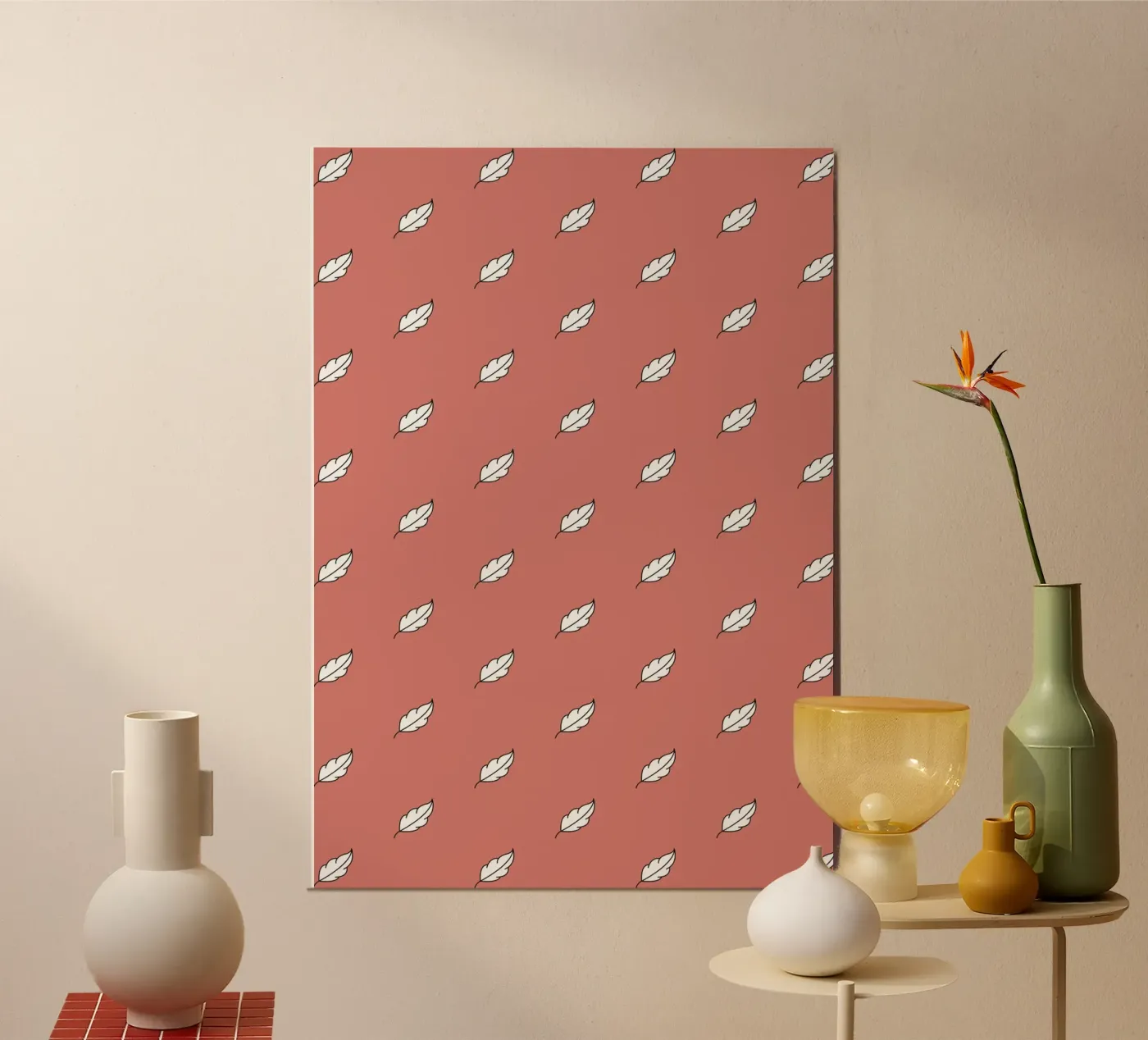 Feather Pattern #1 poster de kathrinmay