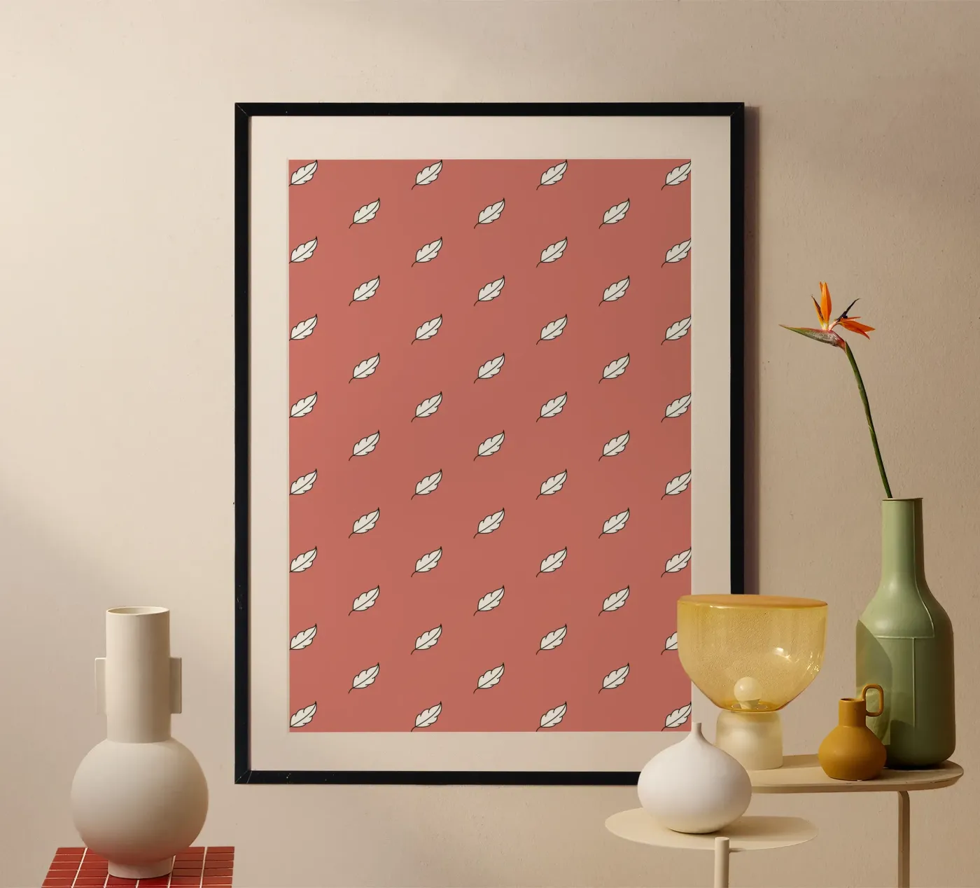 Feather Pattern #1 poster de kathrinmay