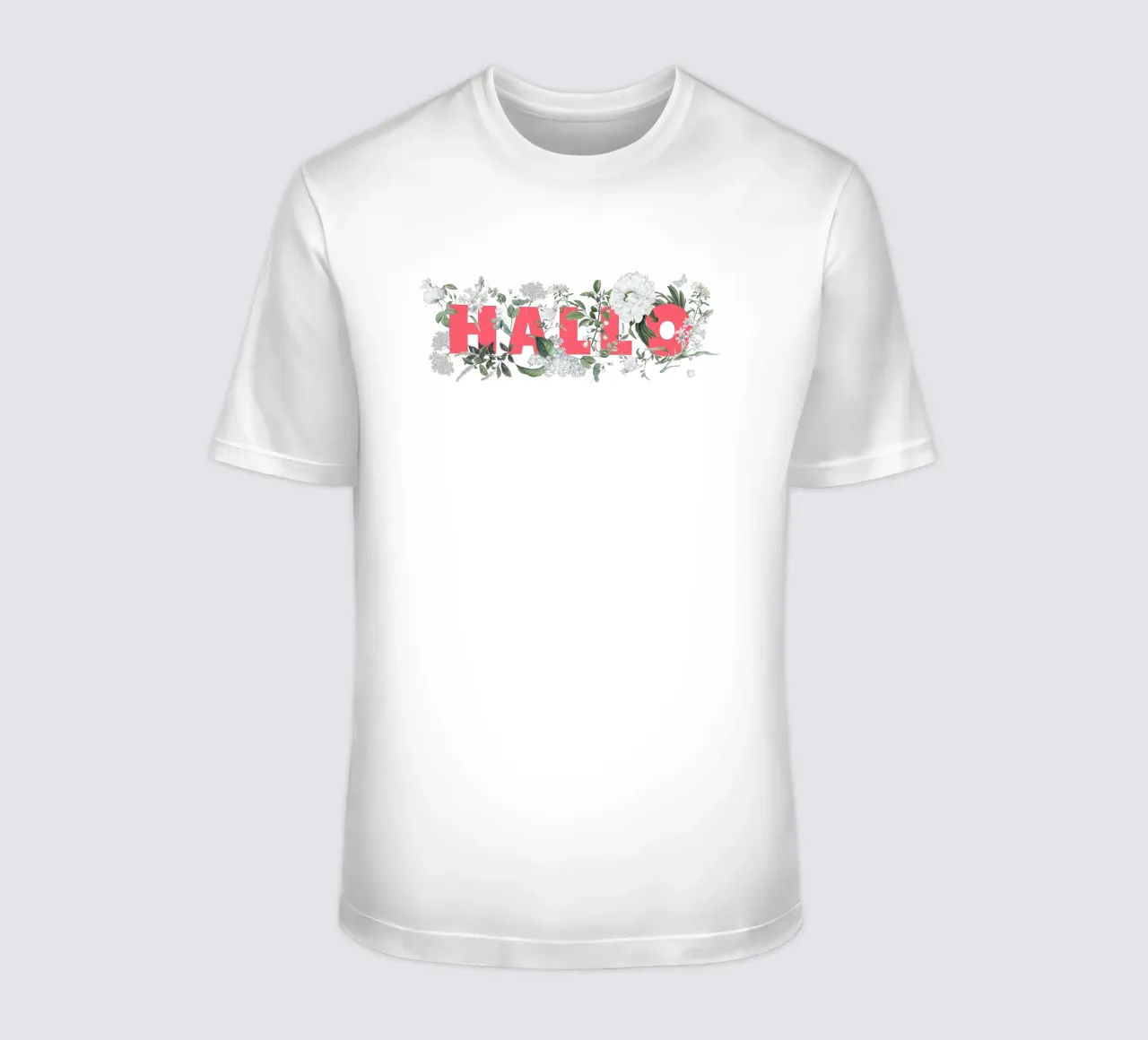 Ciao Fiori e Insetti Rosso Bianco t-shirt da Studio Frances M
