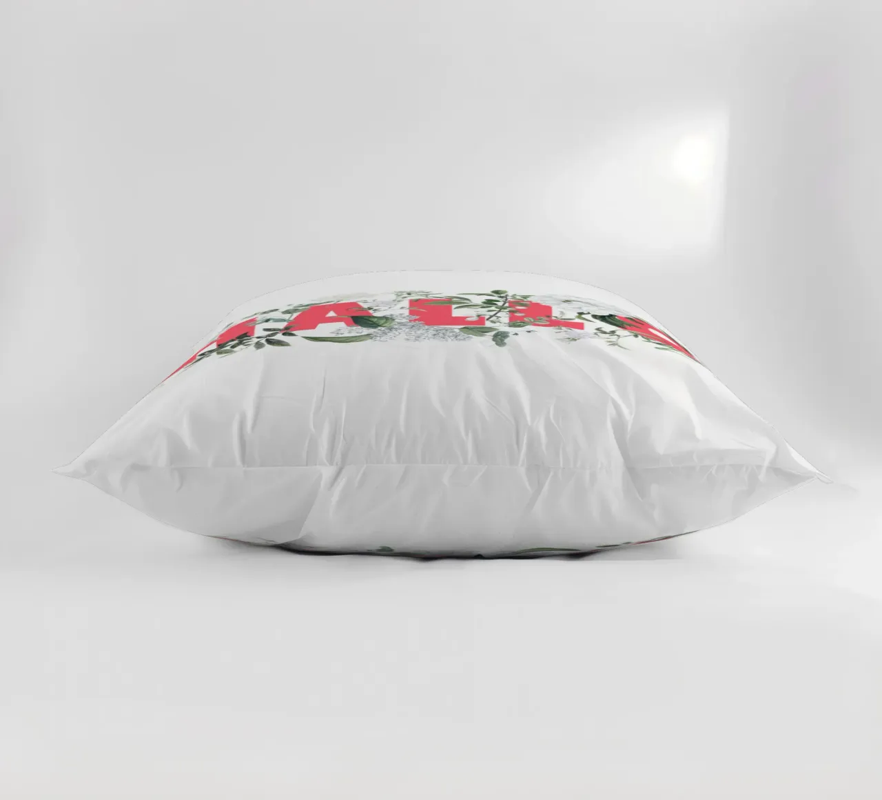 Ciao Fiori e Insetti Rosso Bianco cuscino da Studio Frances M