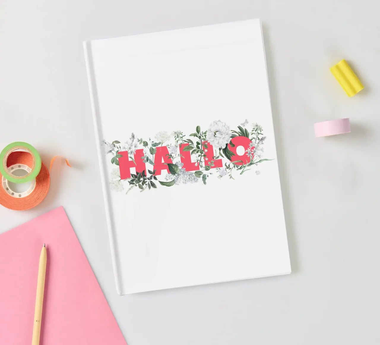 Ciao Fiori e Insetti Rosso Bianco diario da Studio Frances M