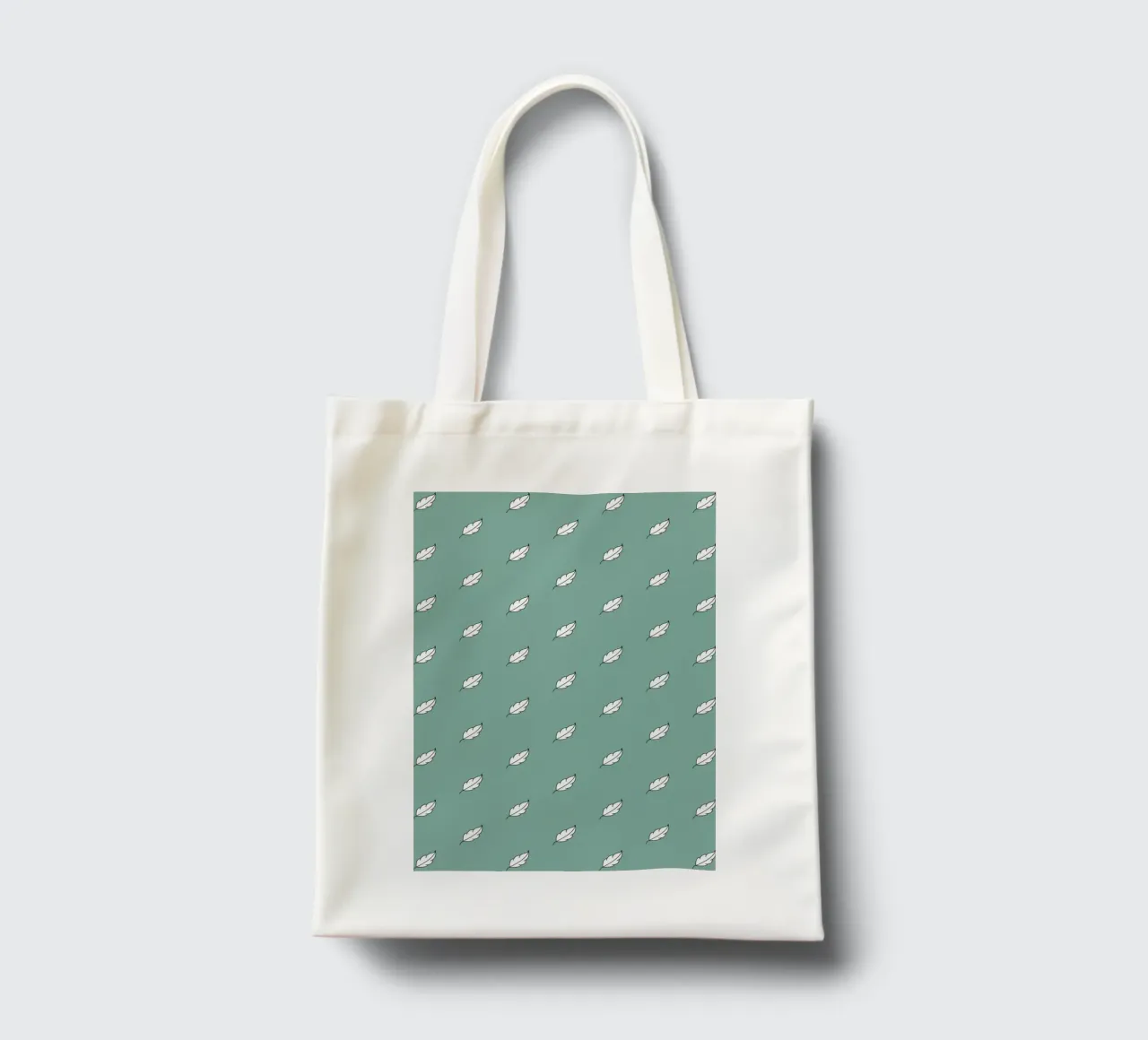 Feather Pattern #2 borsa in juta da kathrinmay