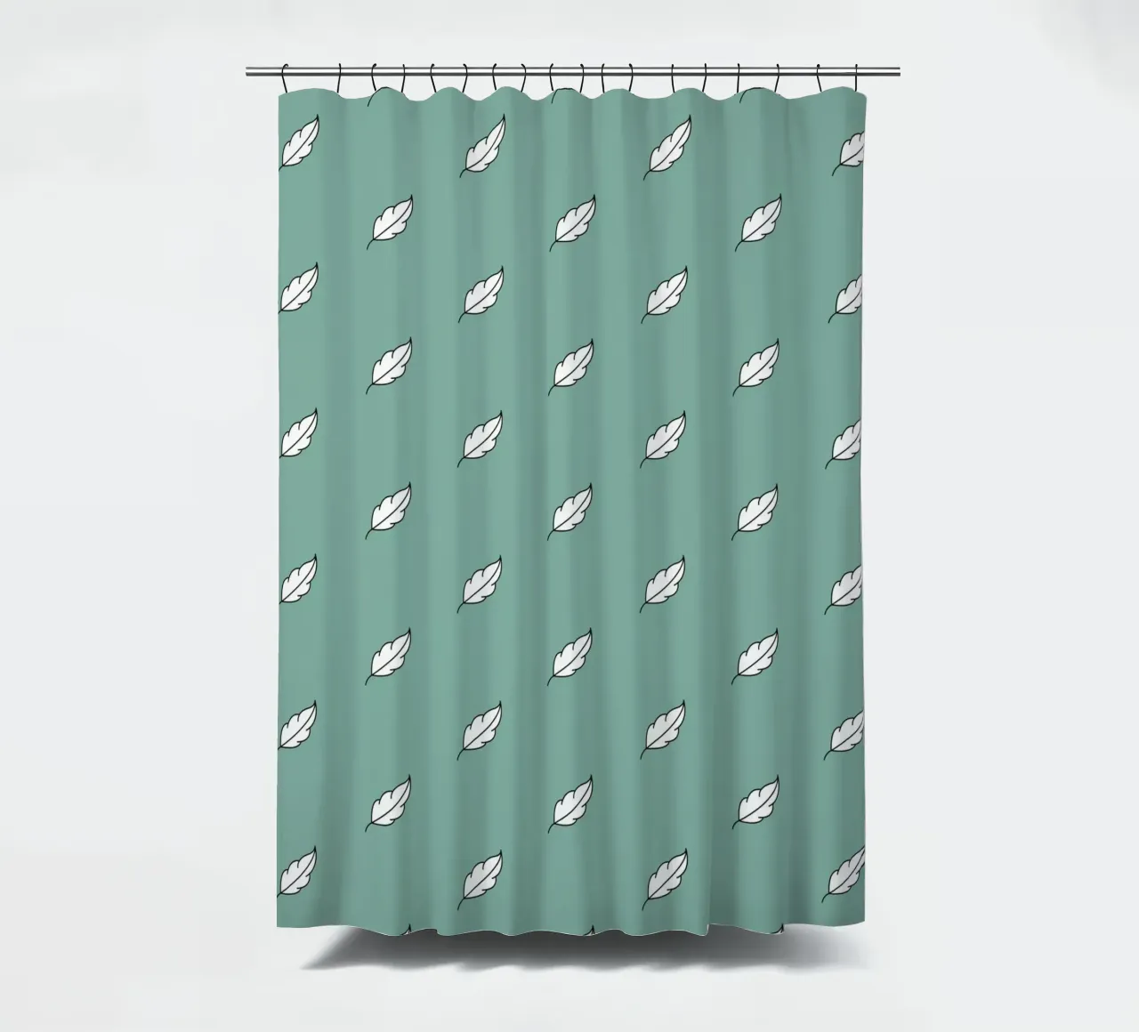 Feather Pattern #2 douchegordijn van kathrinmay