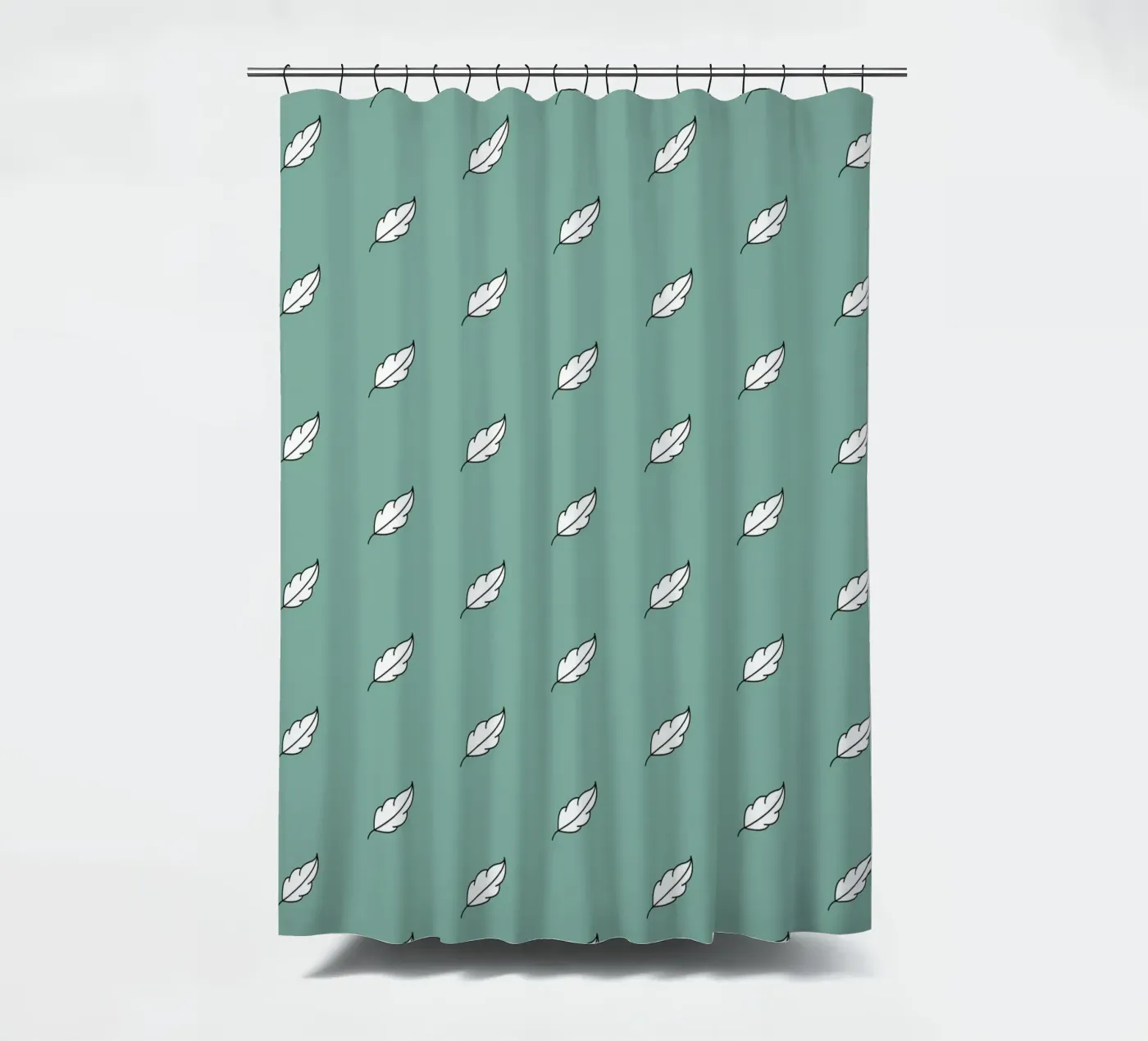 Feather Pattern #2 douchegordijn van kathrinmay