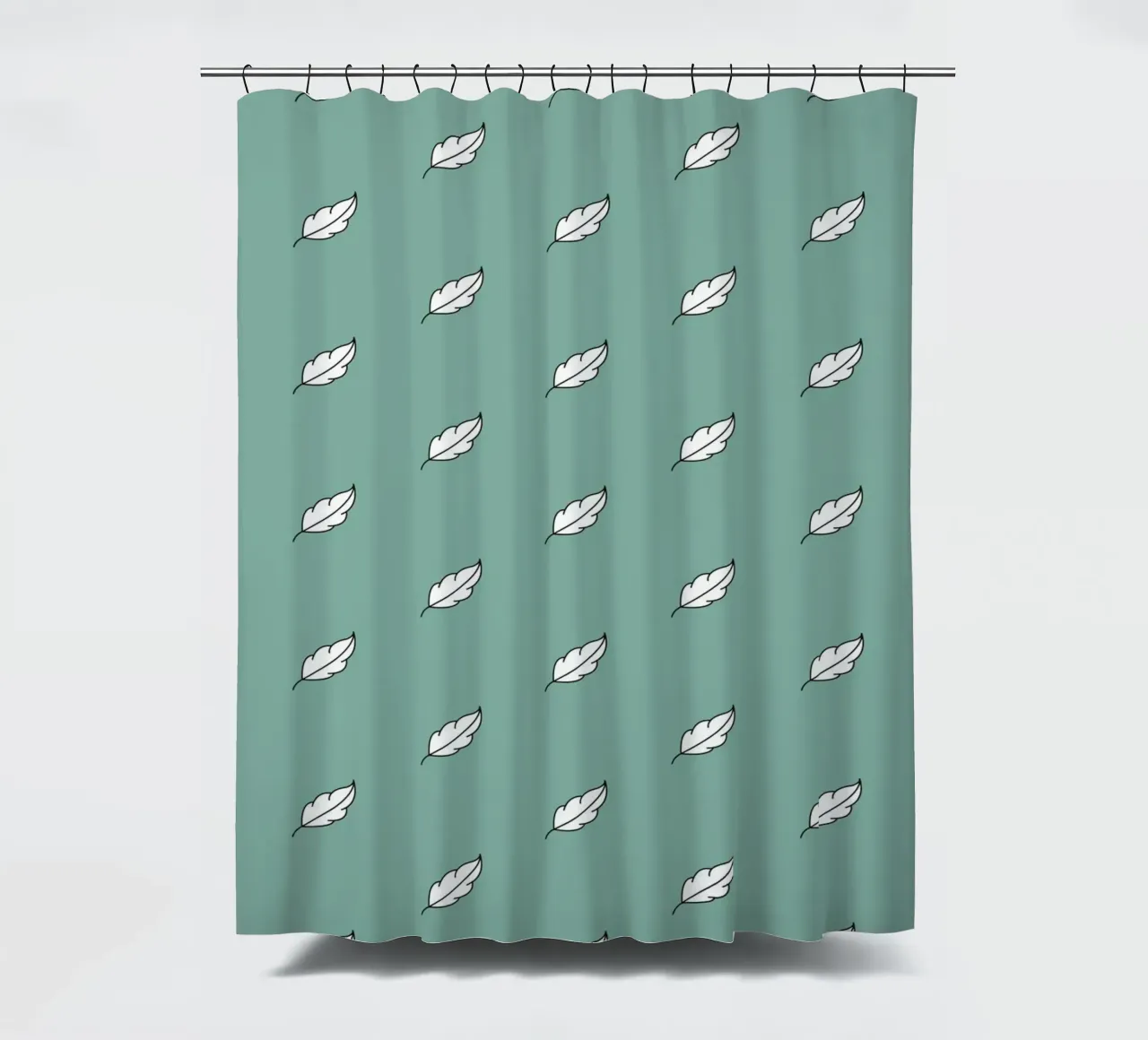 Feather Pattern #2 douchegordijn van kathrinmay