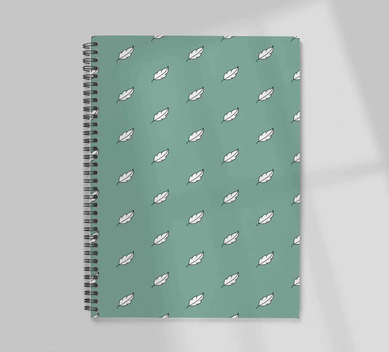 Feather Pattern #2 spiral notebook by kathrinmay
