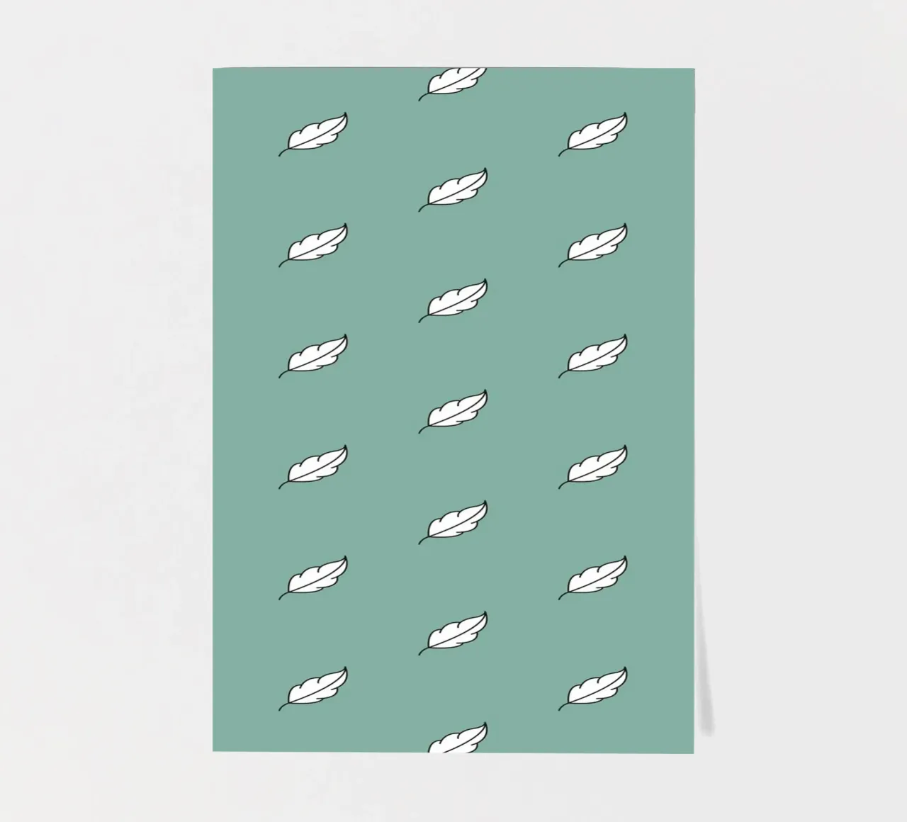 Feather Pattern #2 sticker sheet by kathrinmay