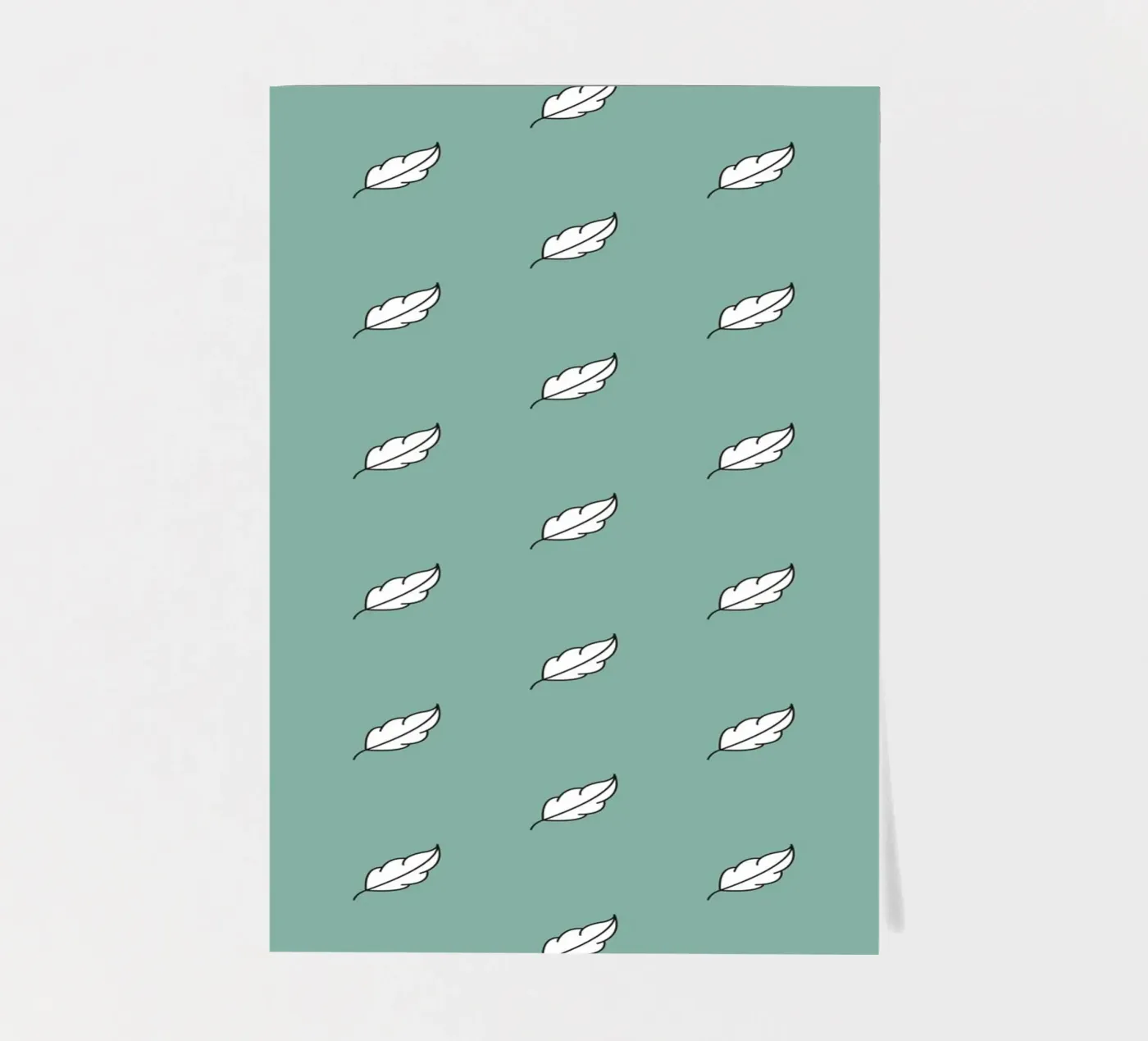 Feather Pattern #2 sticker sheet by kathrinmay