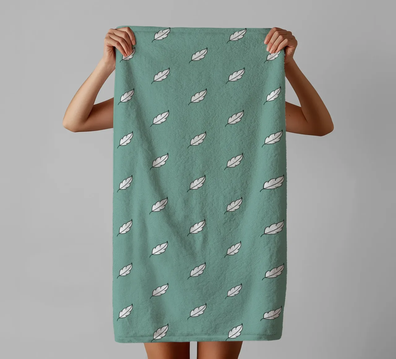 Feather Pattern #2 asciugamano da bagno da kathrinmay