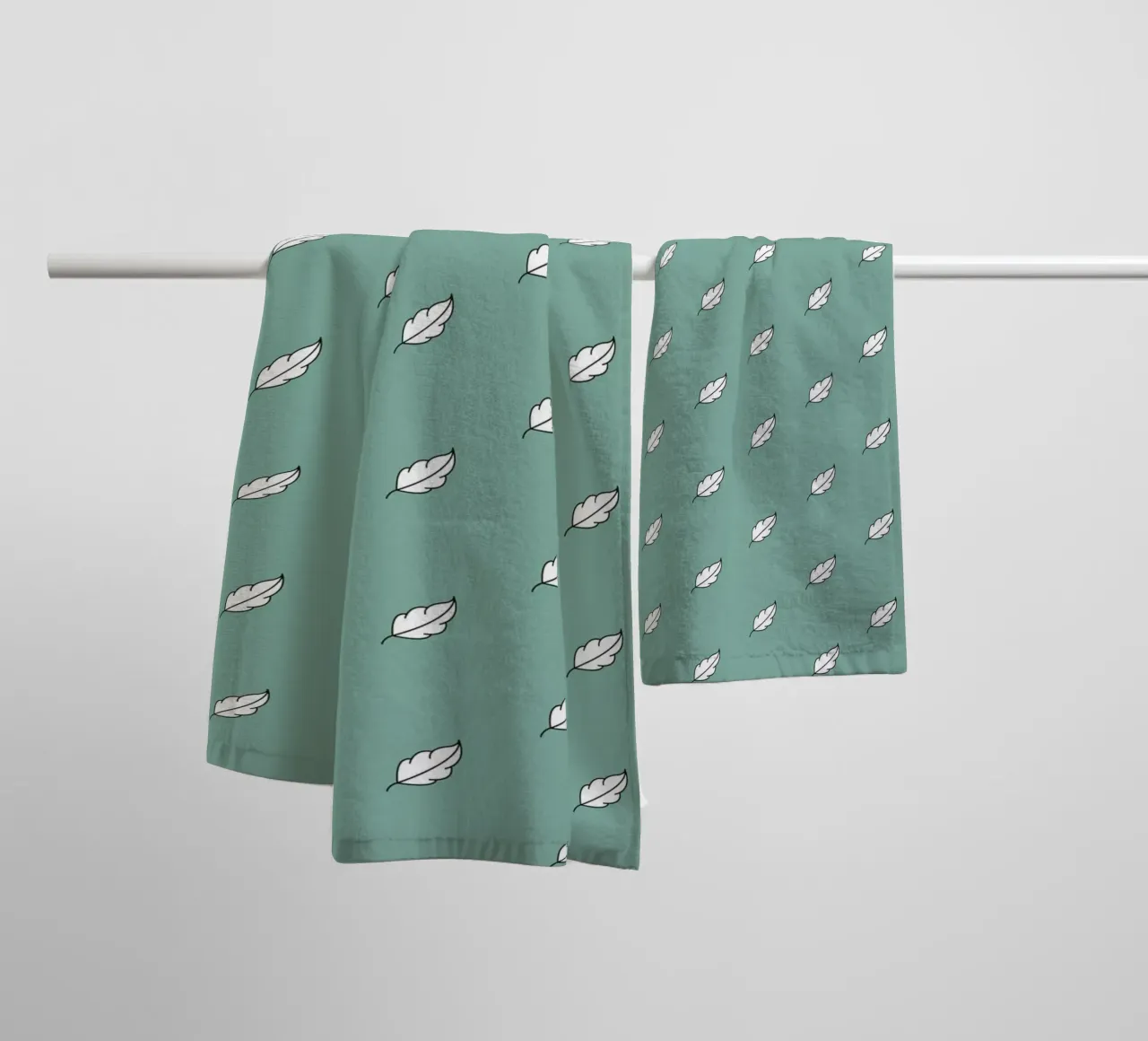 Feather Pattern #2 asciugamano da bagno da kathrinmay