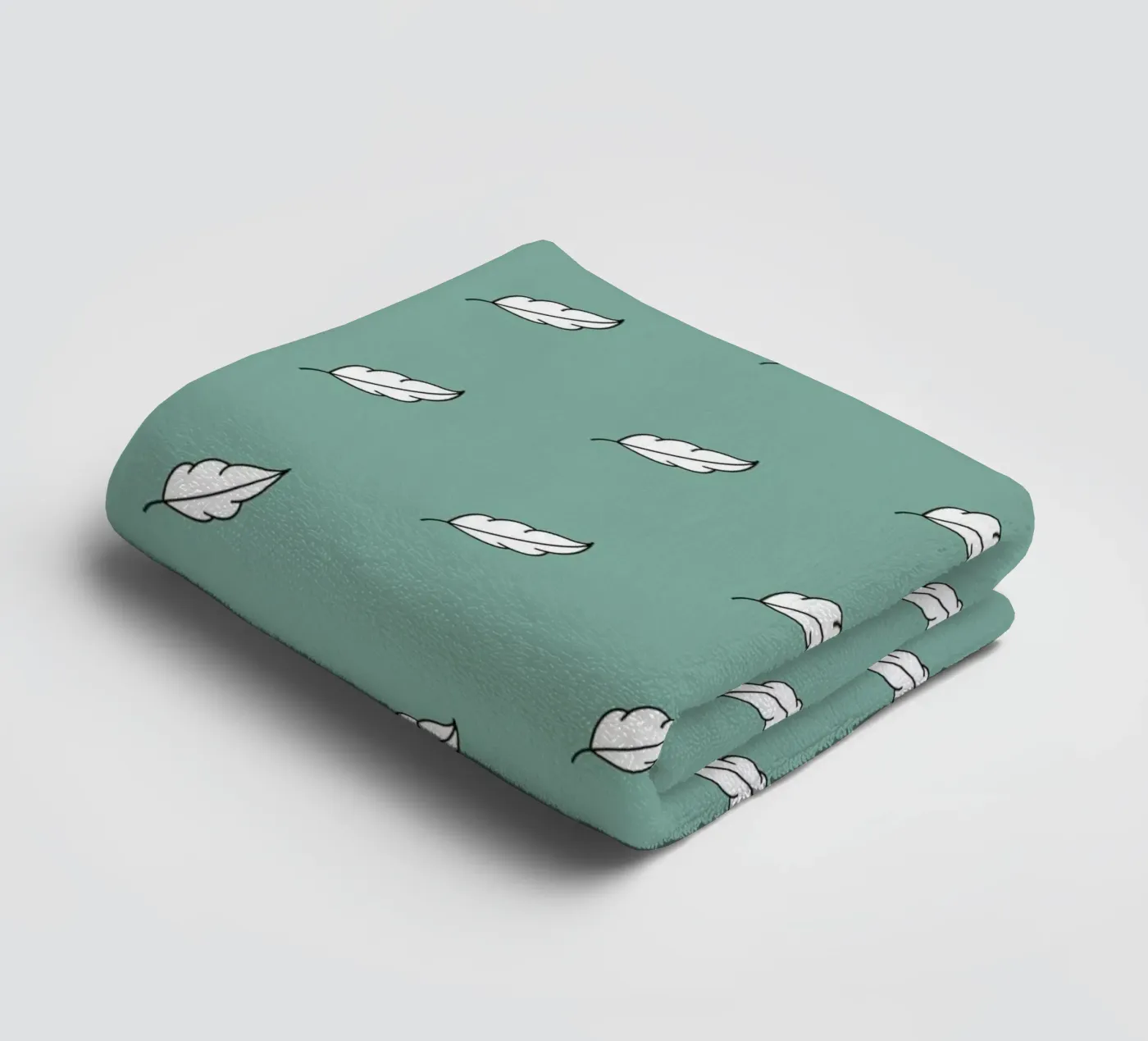 Feather Pattern #2 badhanddoek van kathrinmay