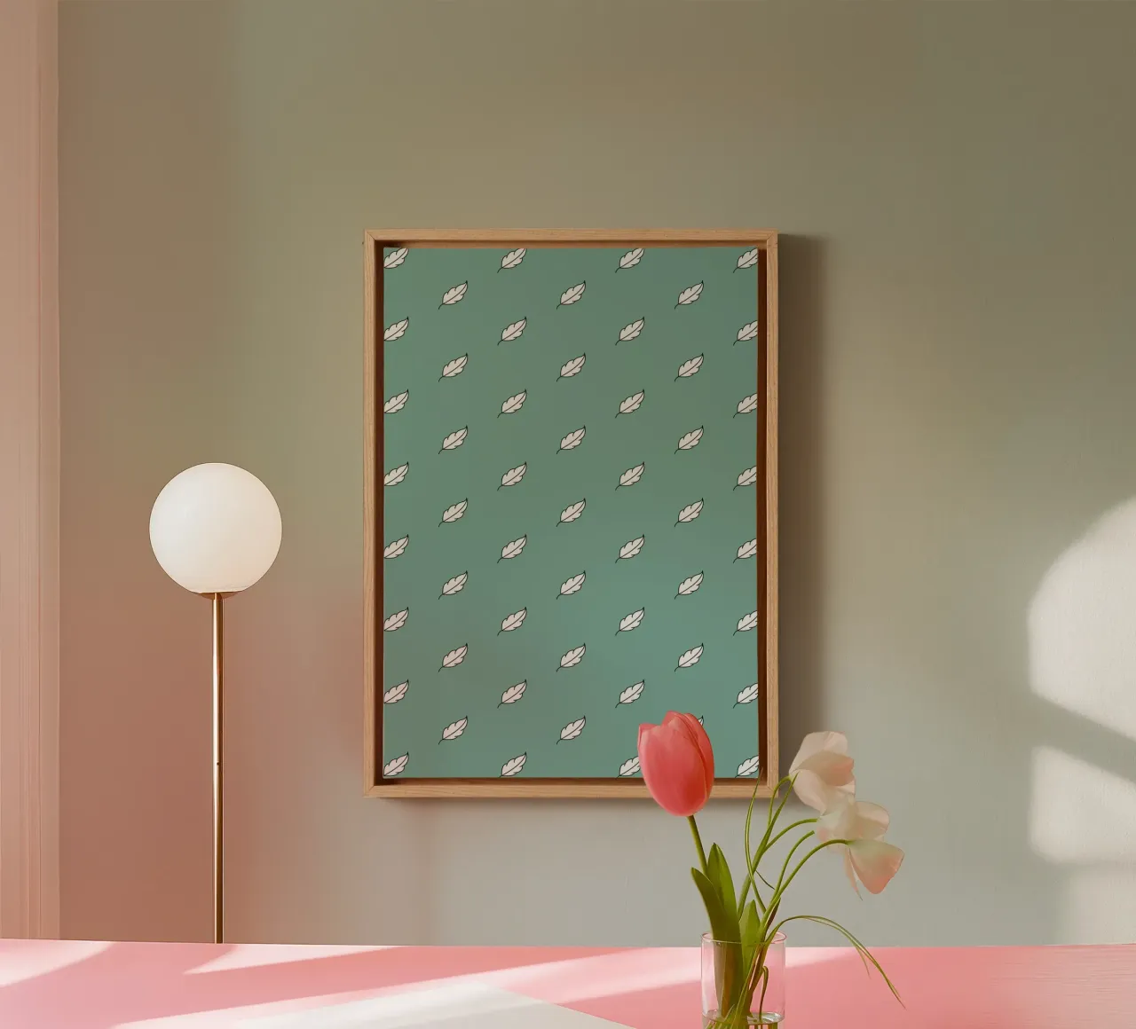 Feather Pattern #2 canvas by kathrinmay