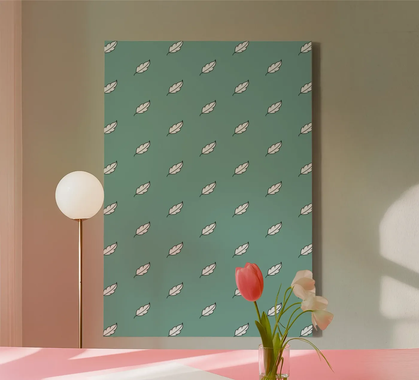 Feather Pattern #2 canvas van kathrinmay