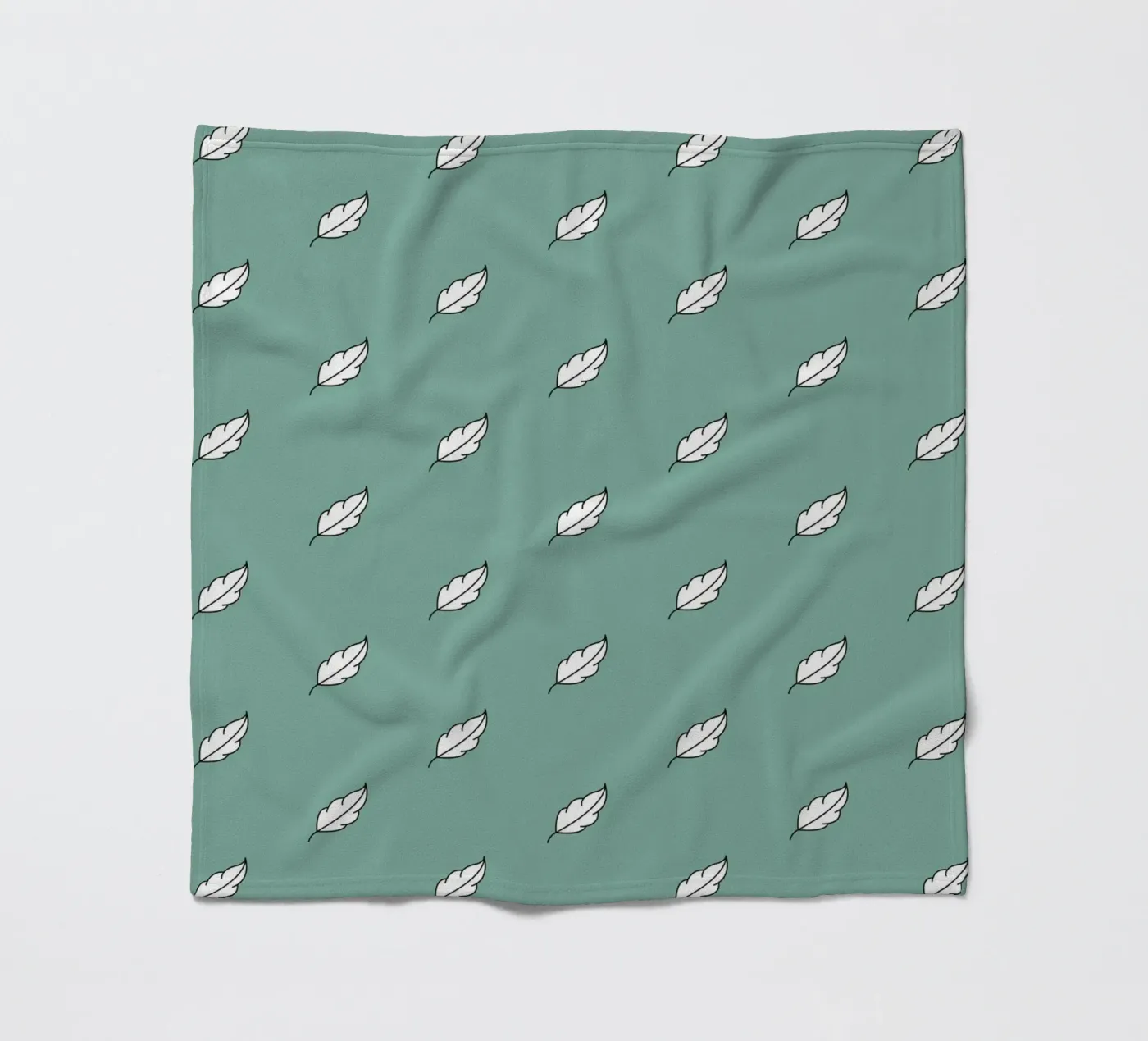 Feather Pattern #2 Fleecedecke von kathrinmay