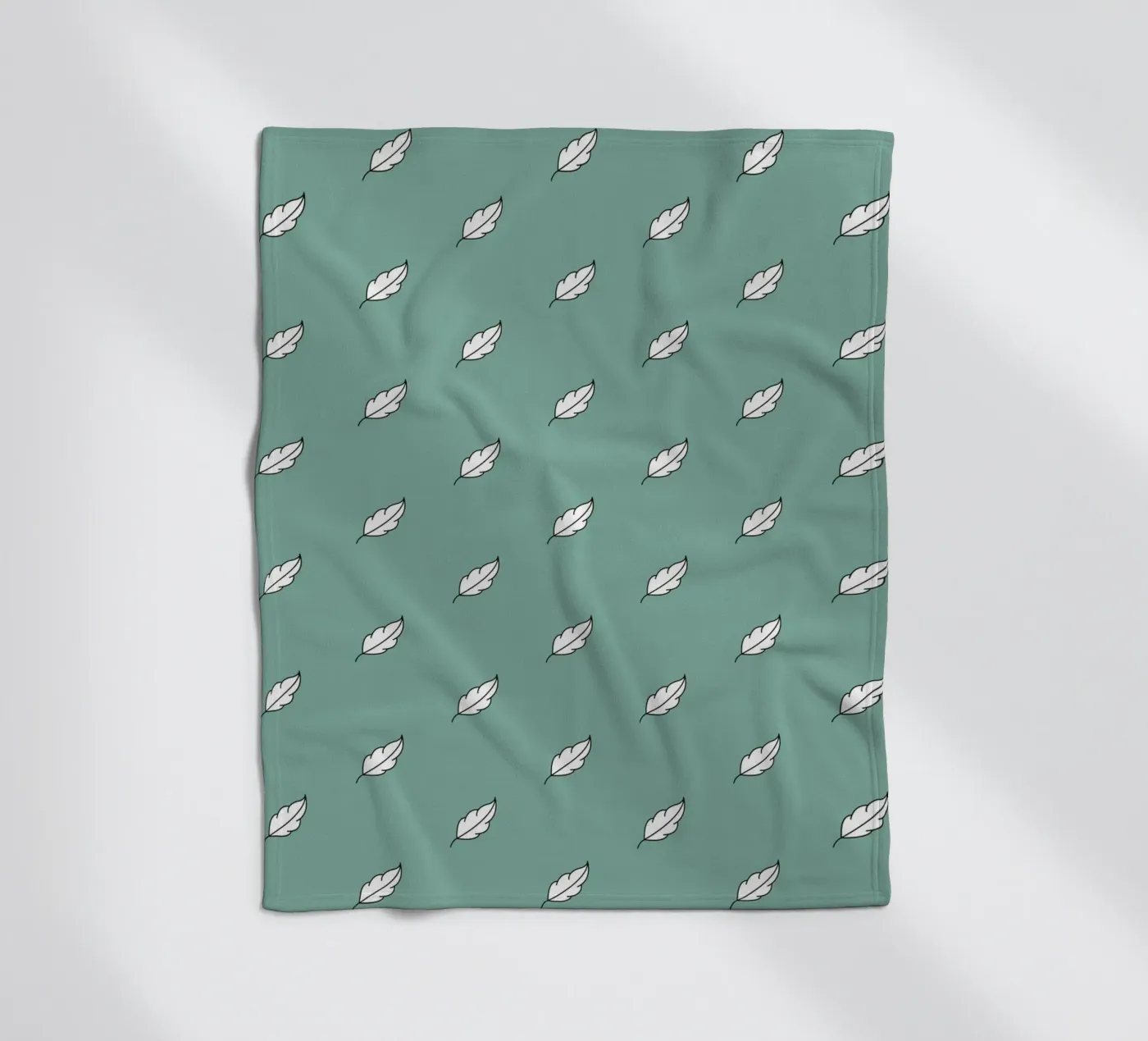 Feather Pattern #2 Fleecedecke von kathrinmay