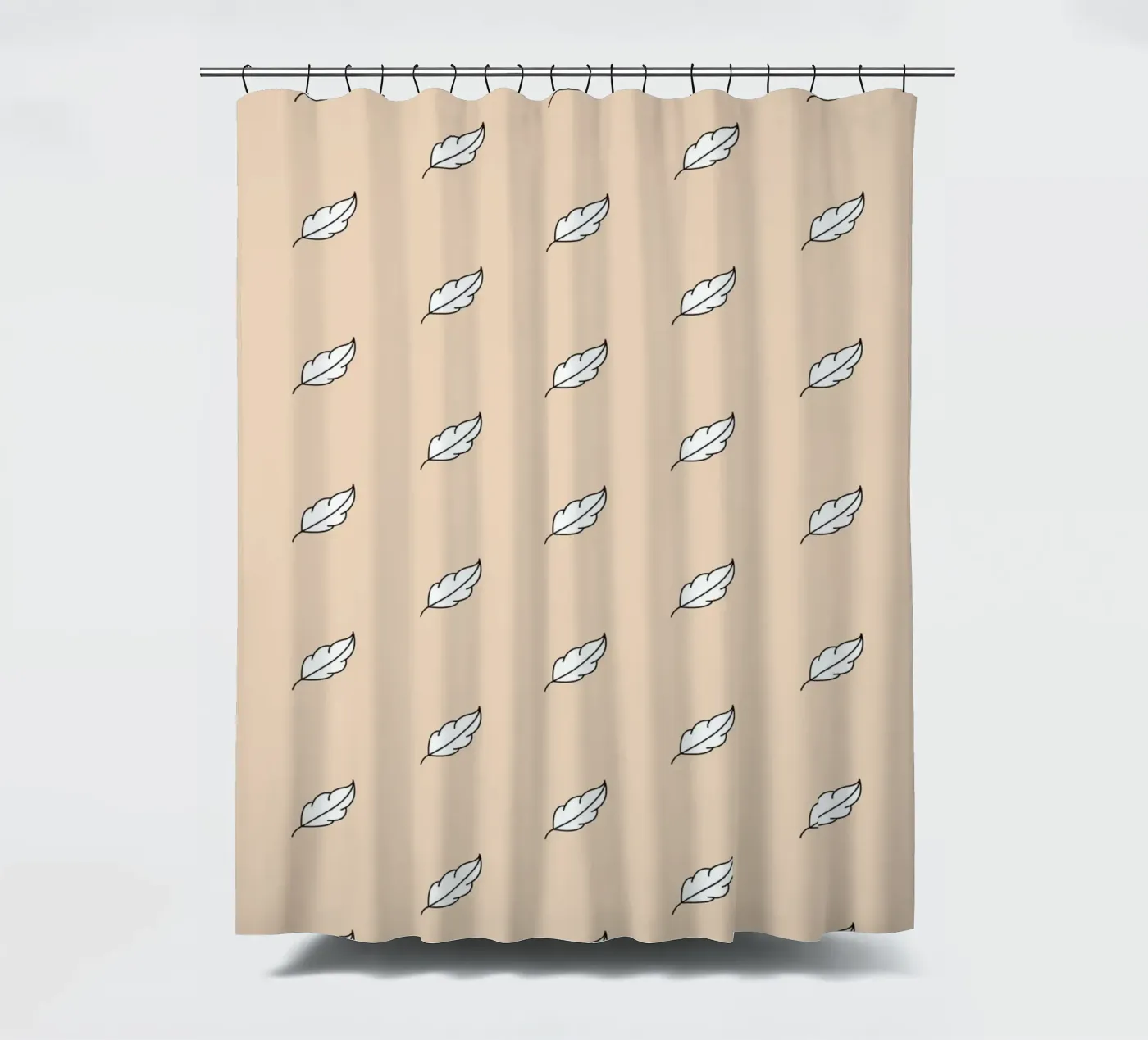 Feather Pattern #3 Duschvorhang von kathrinmay