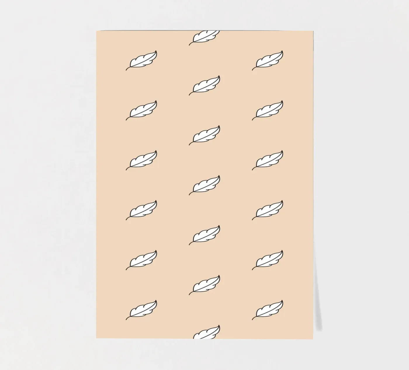 Feather Pattern #3 foglio adesivo da kathrinmay