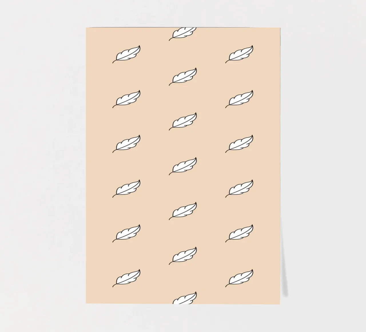 Feather Pattern #3 foglio adesivo da kathrinmay