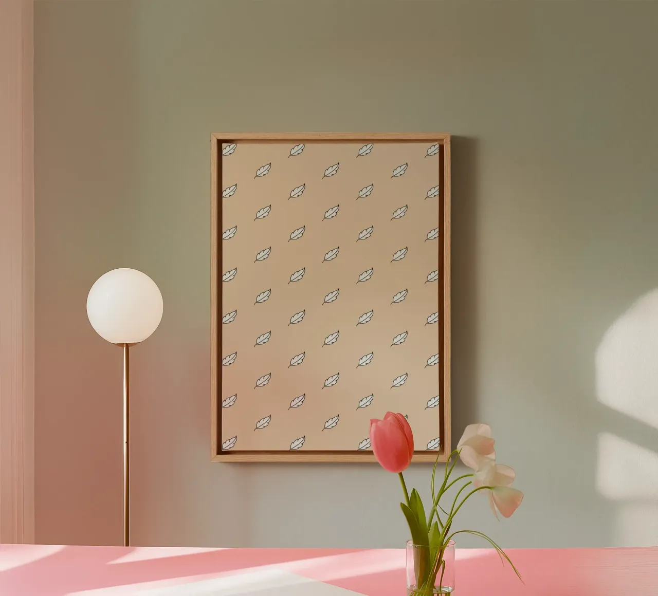 Feather Pattern #3 canvas by kathrinmay