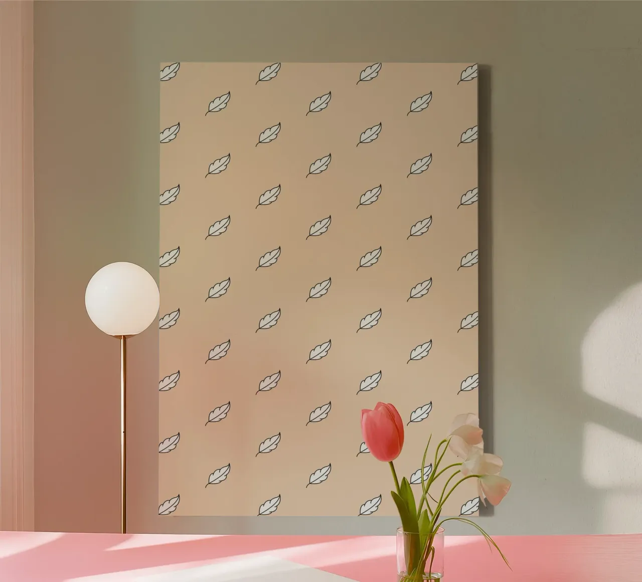 Feather Pattern #3 canvas by kathrinmay