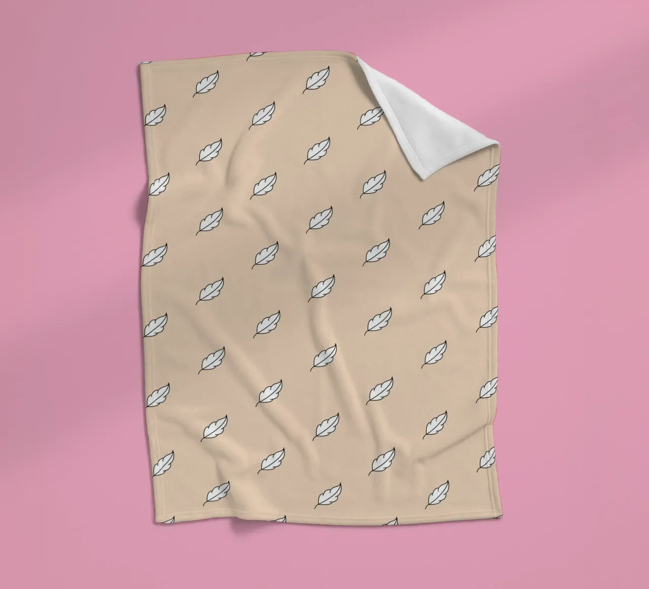 Feather Pattern #3 coperta in pile da kathrinmay