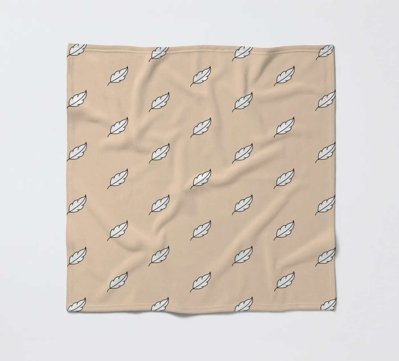 Feather Pattern #3 fleecedeken van kathrinmay