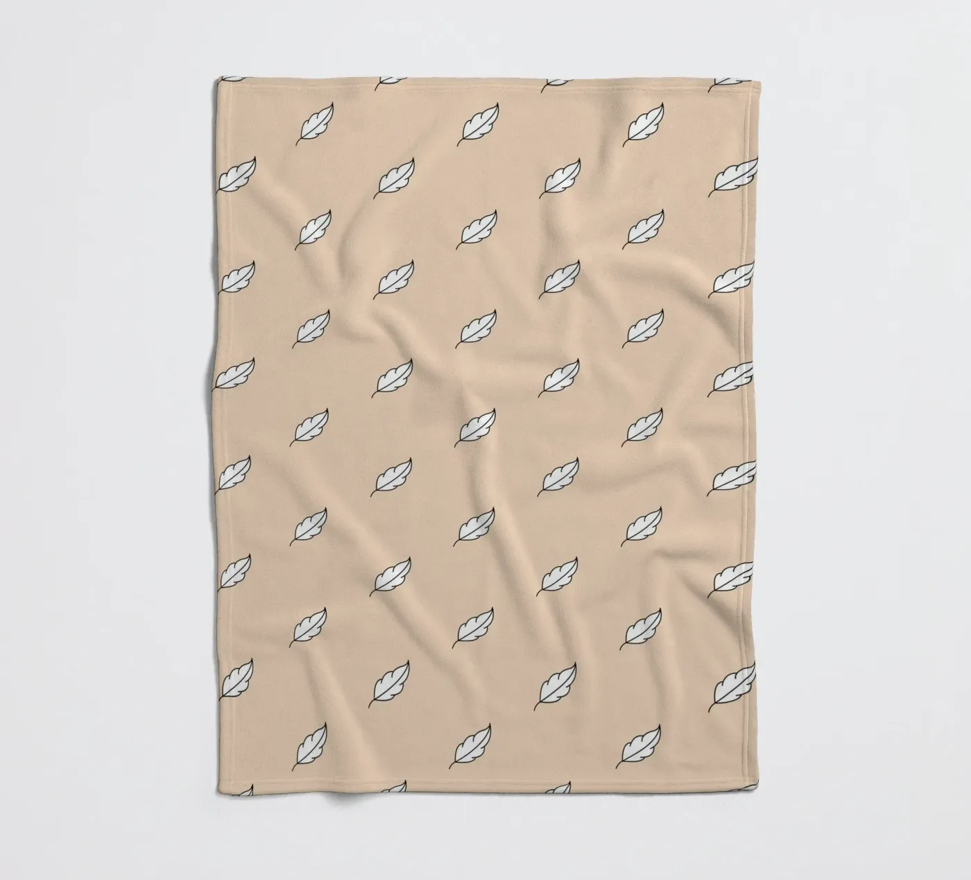 Feather Pattern #3 fleecedeken van kathrinmay