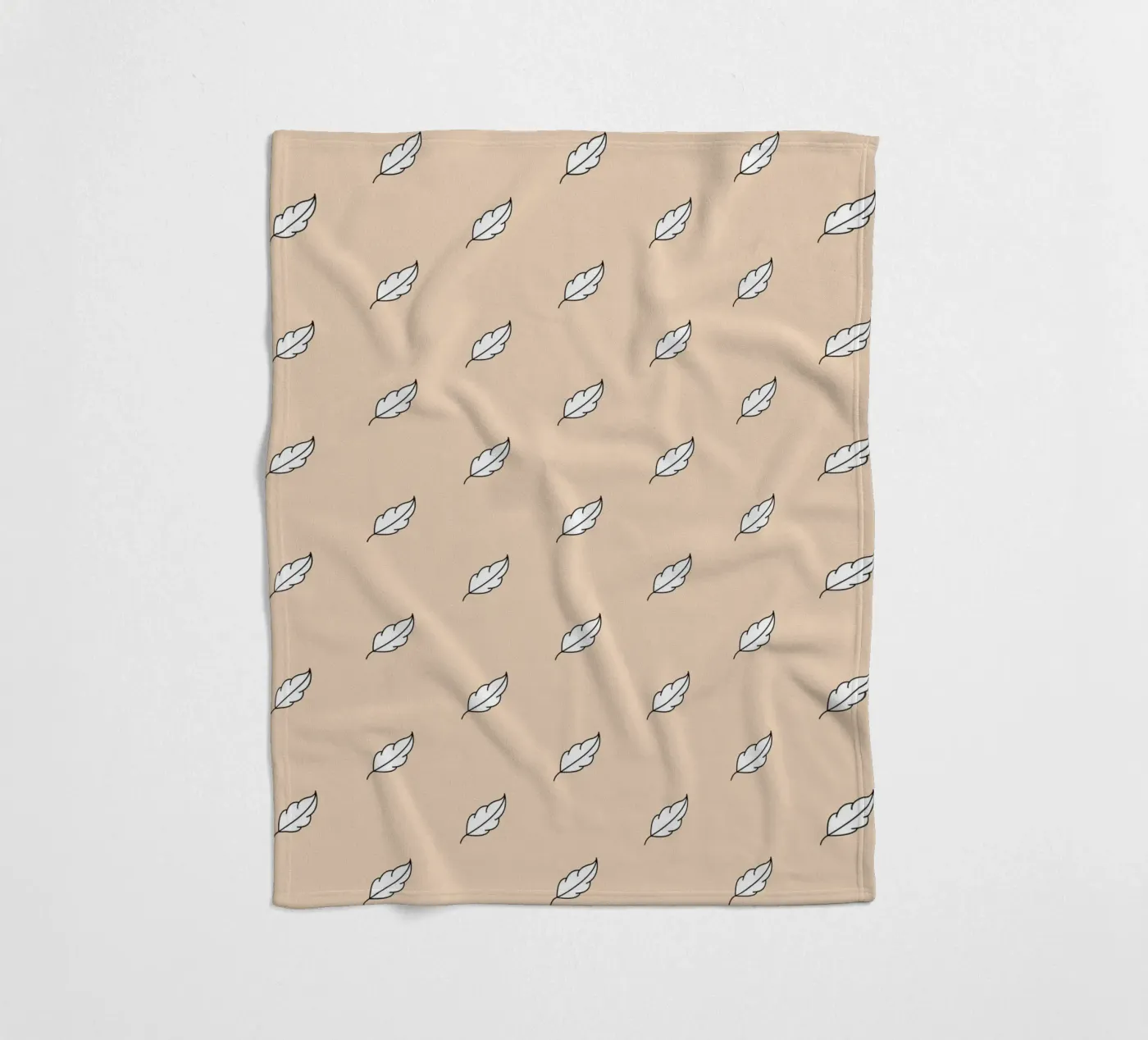 Feather Pattern #3 fleecedeken van kathrinmay