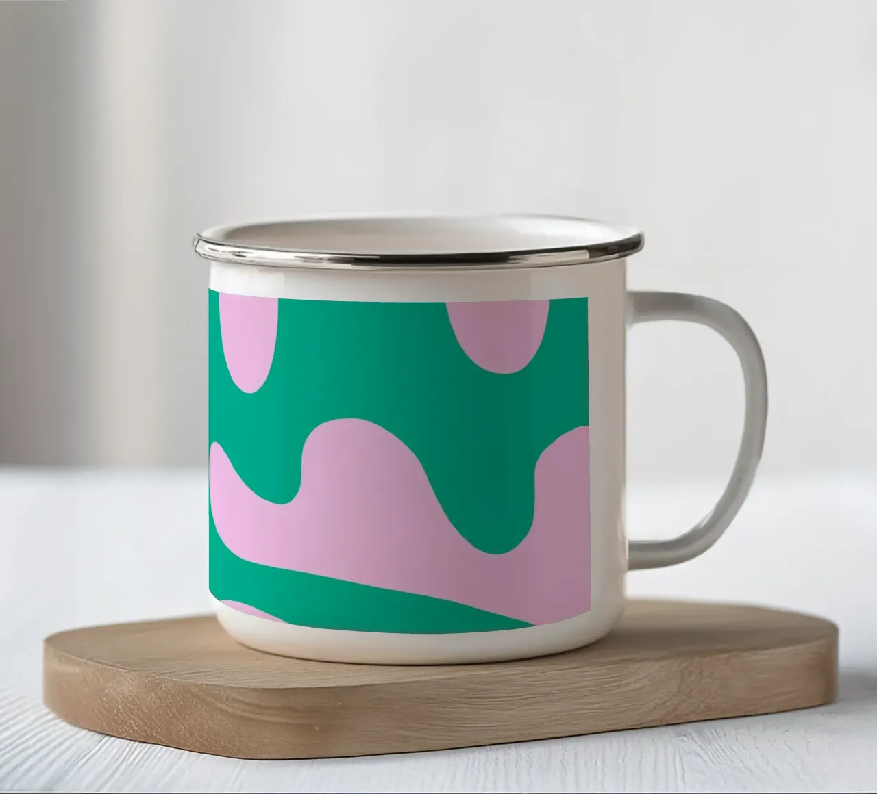 Summer Swirl tazza in smalto da Studio ROSAGRAU